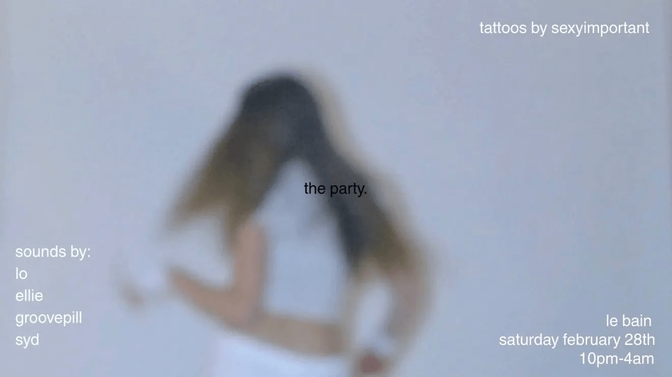 The Party X Le Bain Cover