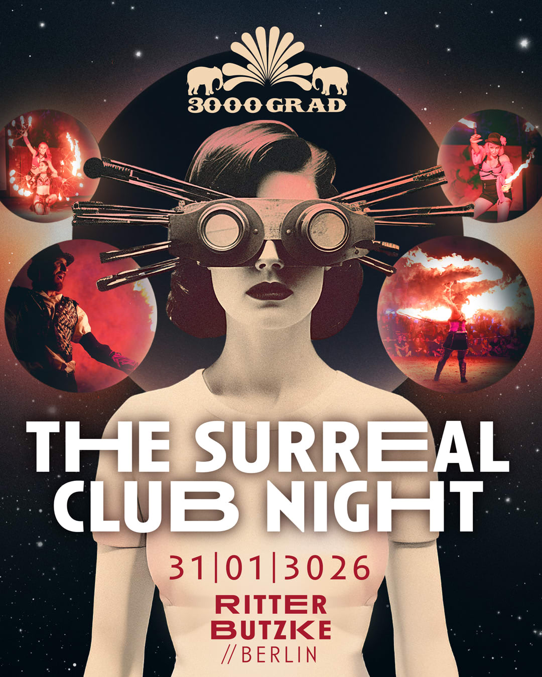 The Surreal Club Night 3026 Cover