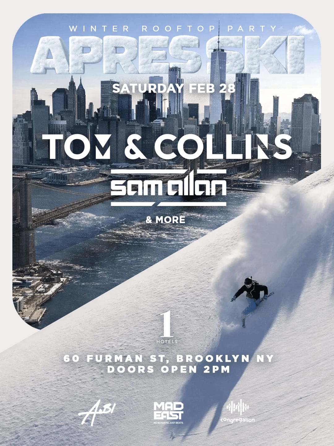 Tom & Collin's Ski Apres 1 Hotel Rooftop Cover