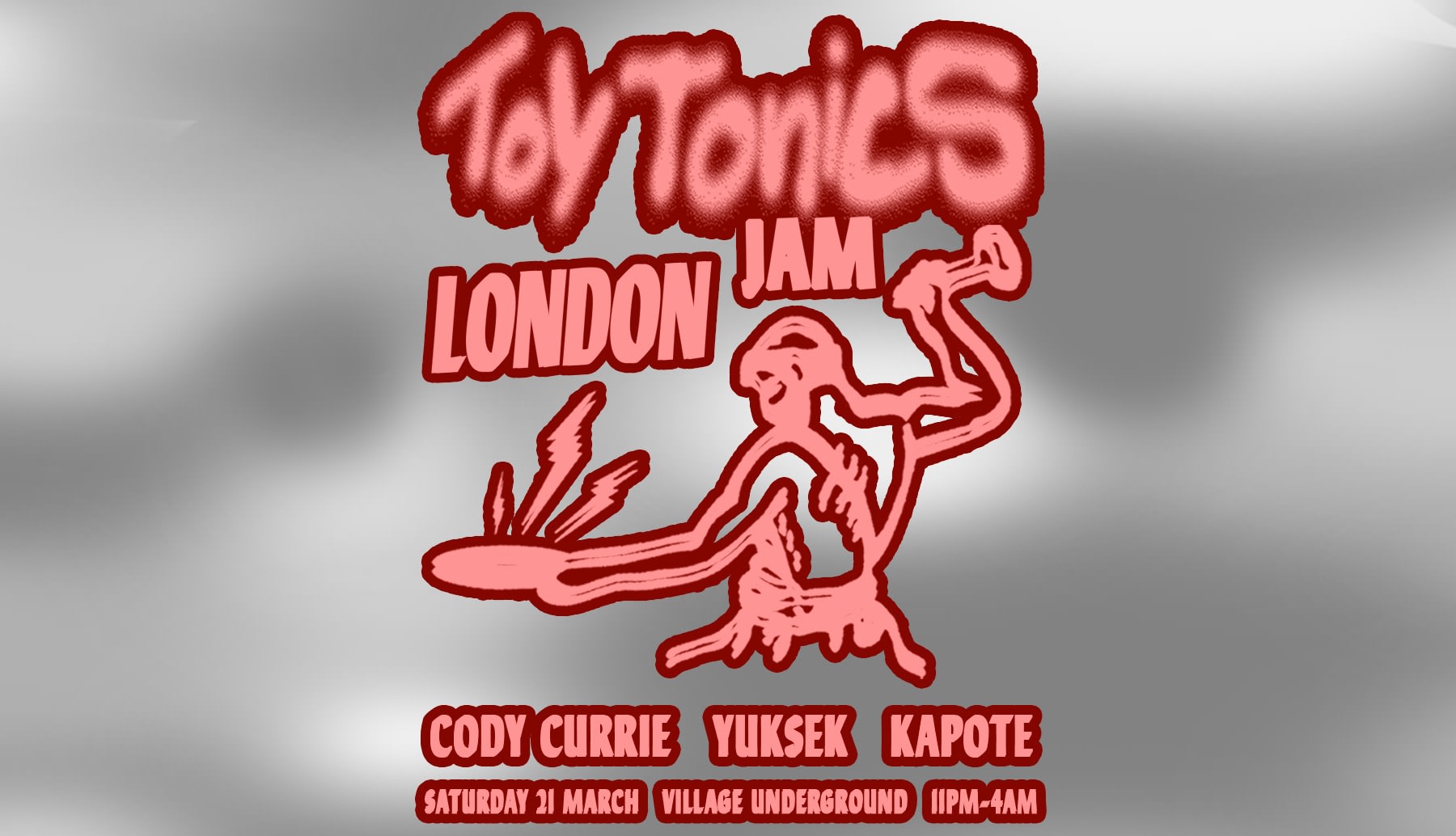 Toy Tonics In London: Cody Currie, Yuksek, Kapote + More — Shoreditch Jam @ Village Underground Cover