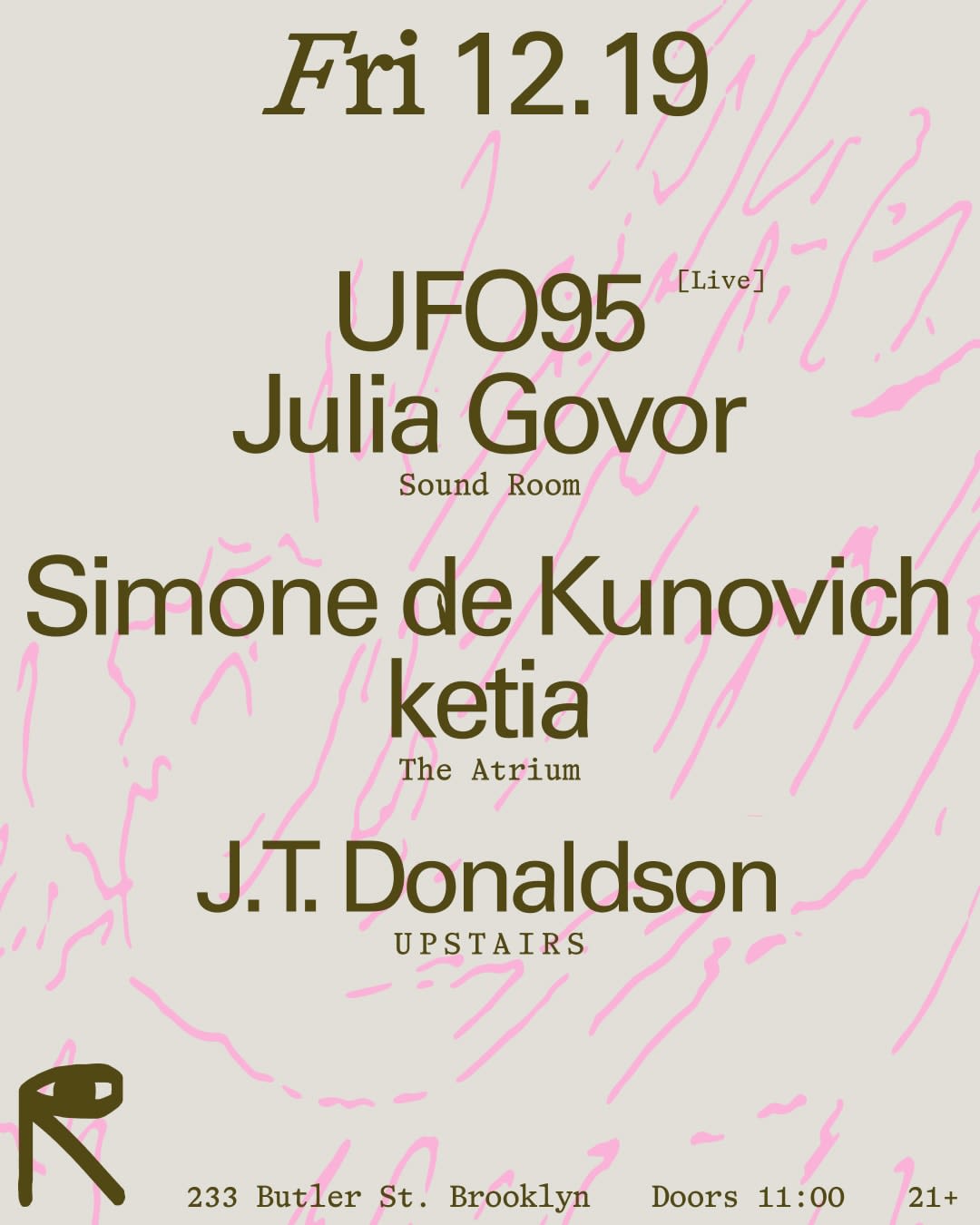 Ufo95 [Live] + Julia Govor / Simone De Kunovich + Ketia / J.T. Donaldson Cover