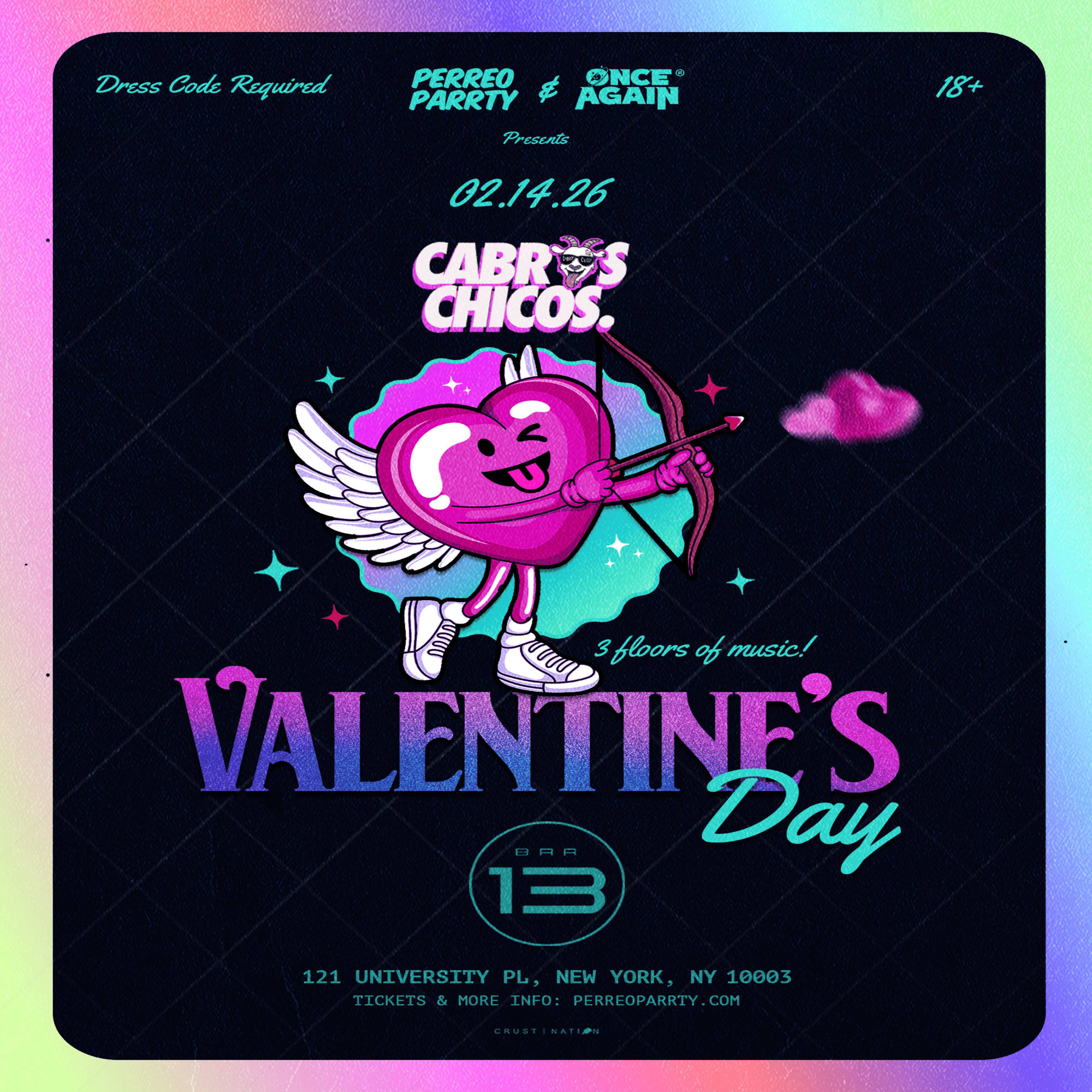 Valentines Day - Latin Open Format Dance Party (18+) Cover