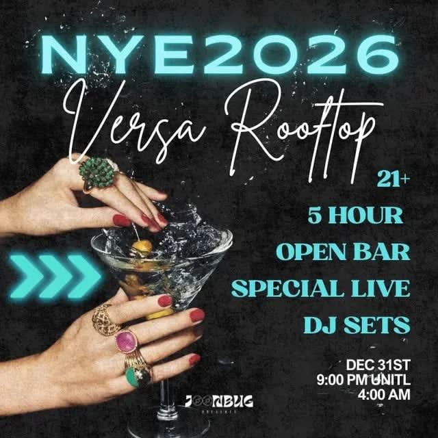 Versa Rooftop Nye 2026 Party Cover