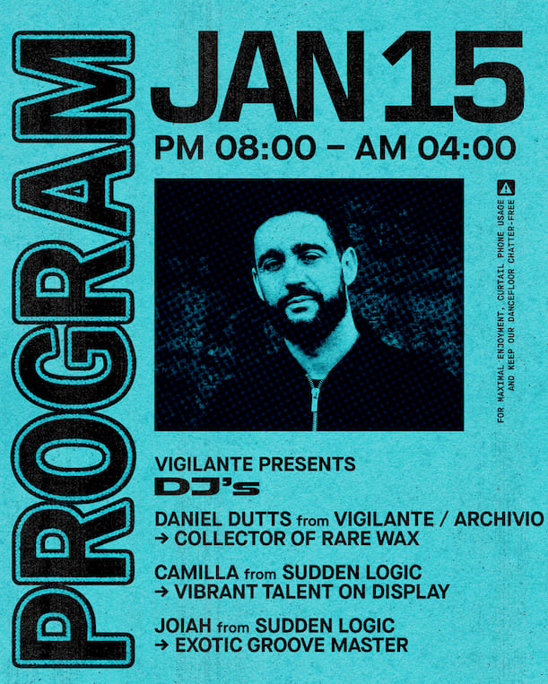 Vigilante Presents: Daniel Dutts Cover