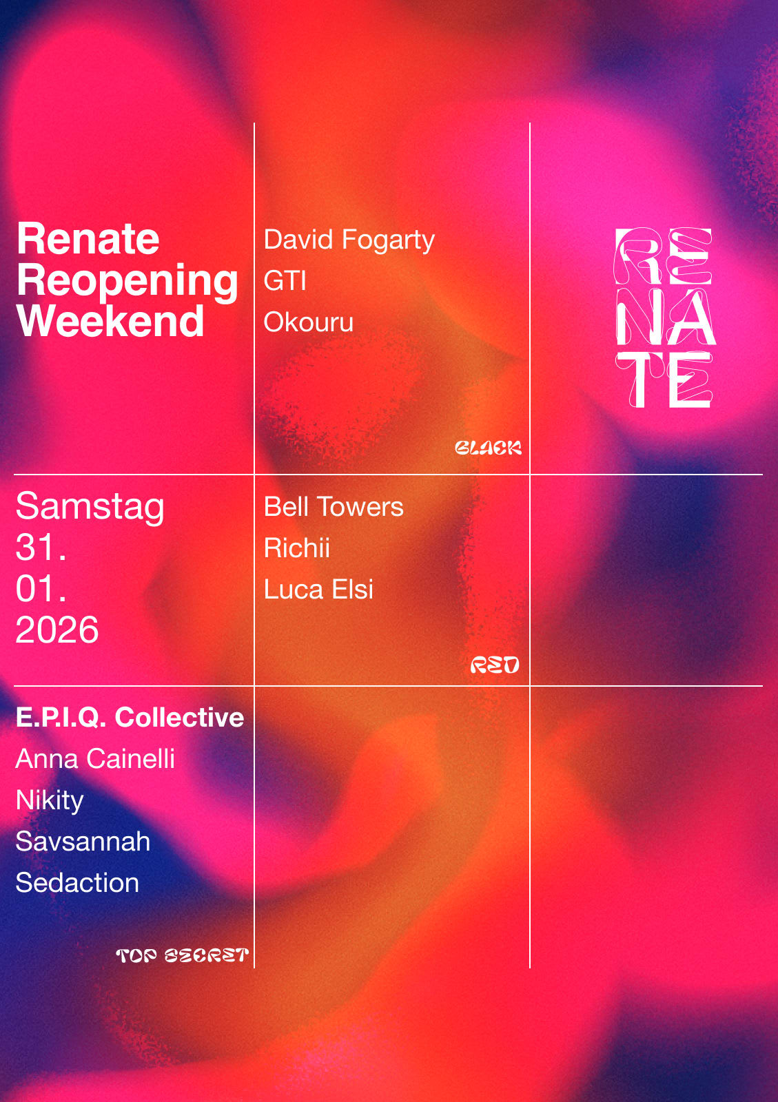 We're Back! Renate Soft Re-Opening Cover