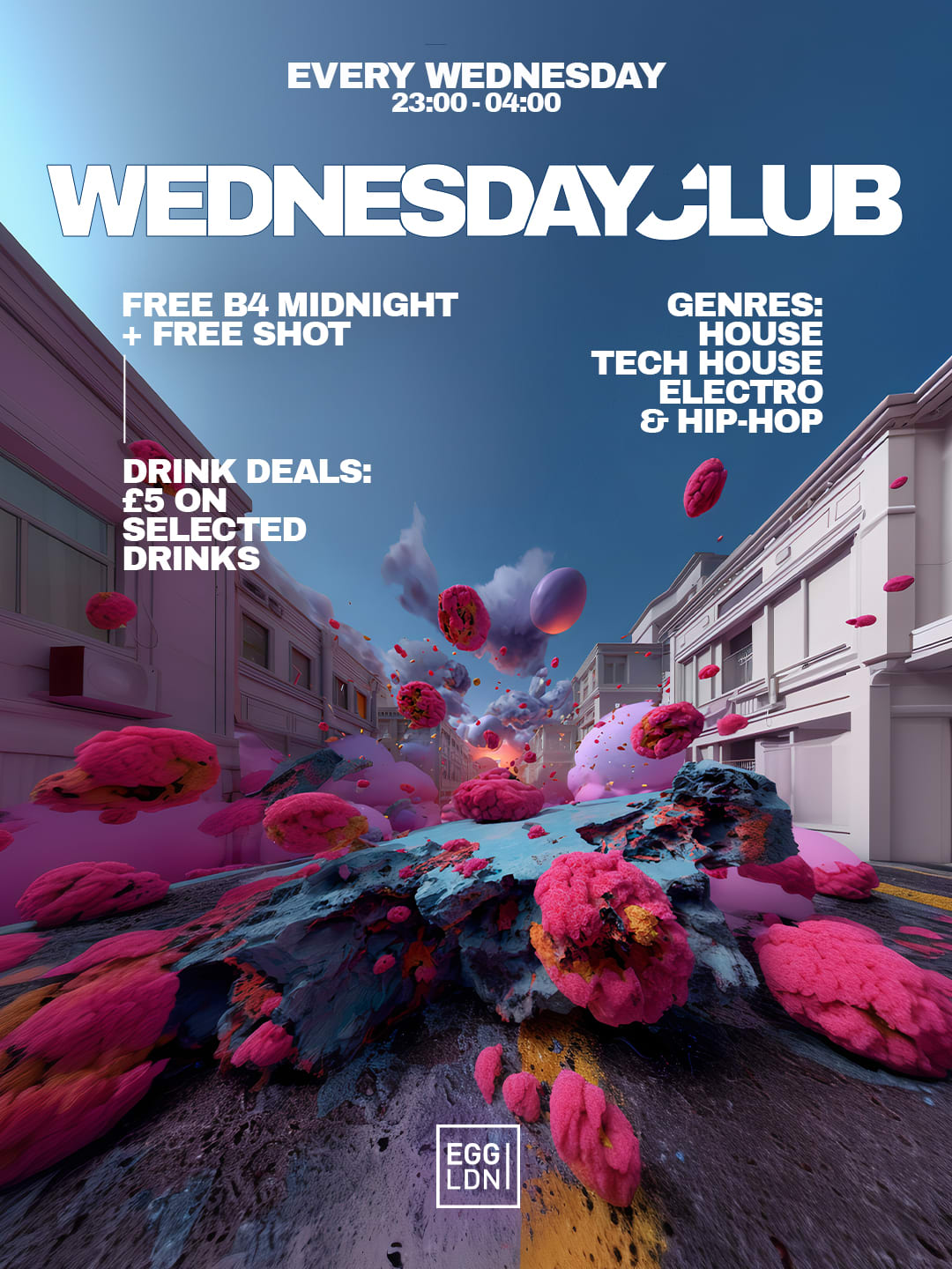Wednesday Club: House, Tech House, Electro & Hip Hop Cover