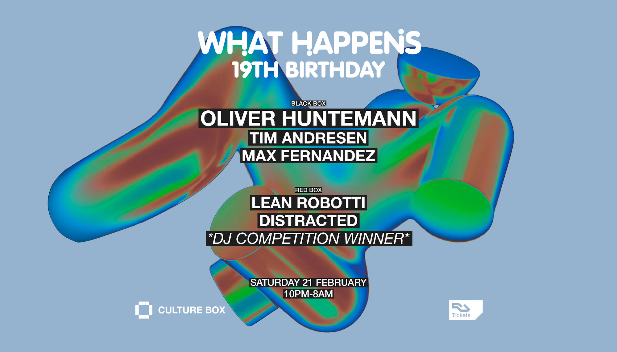 What Happens 19th Birthday: Oliver Huntemann  Cover