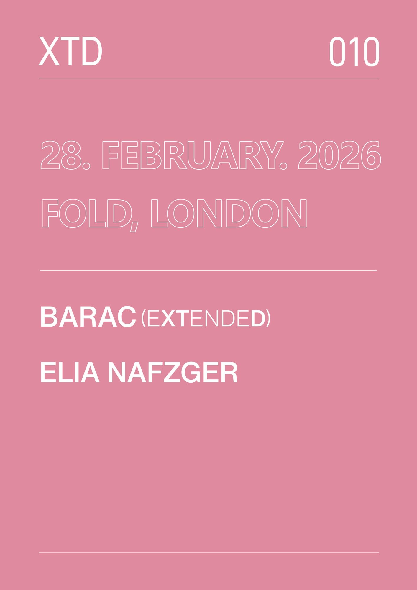 Xtd - 010 - Barac Cover