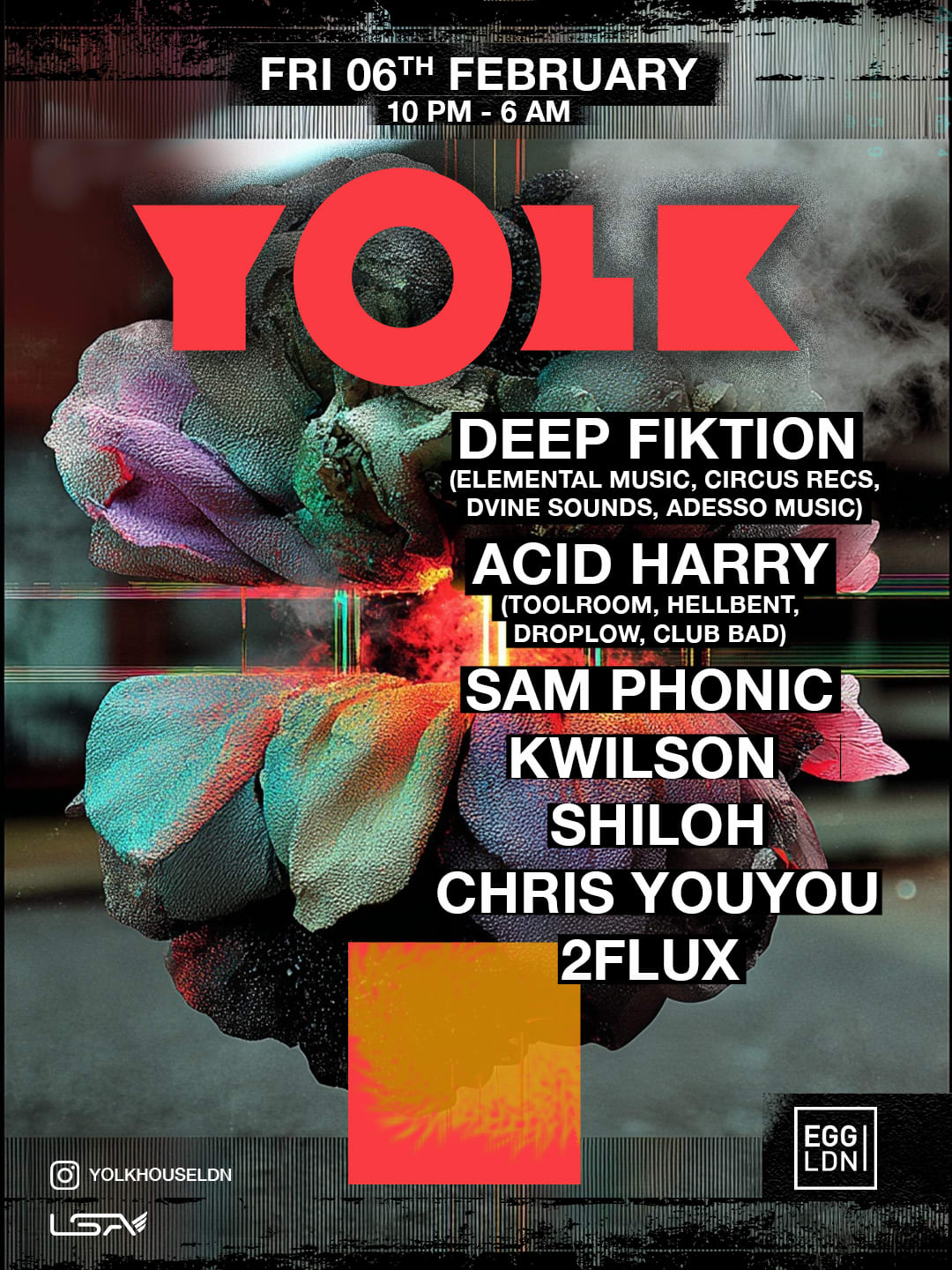 Yolk: House & Tech Friday's At Egg Ldn Cover