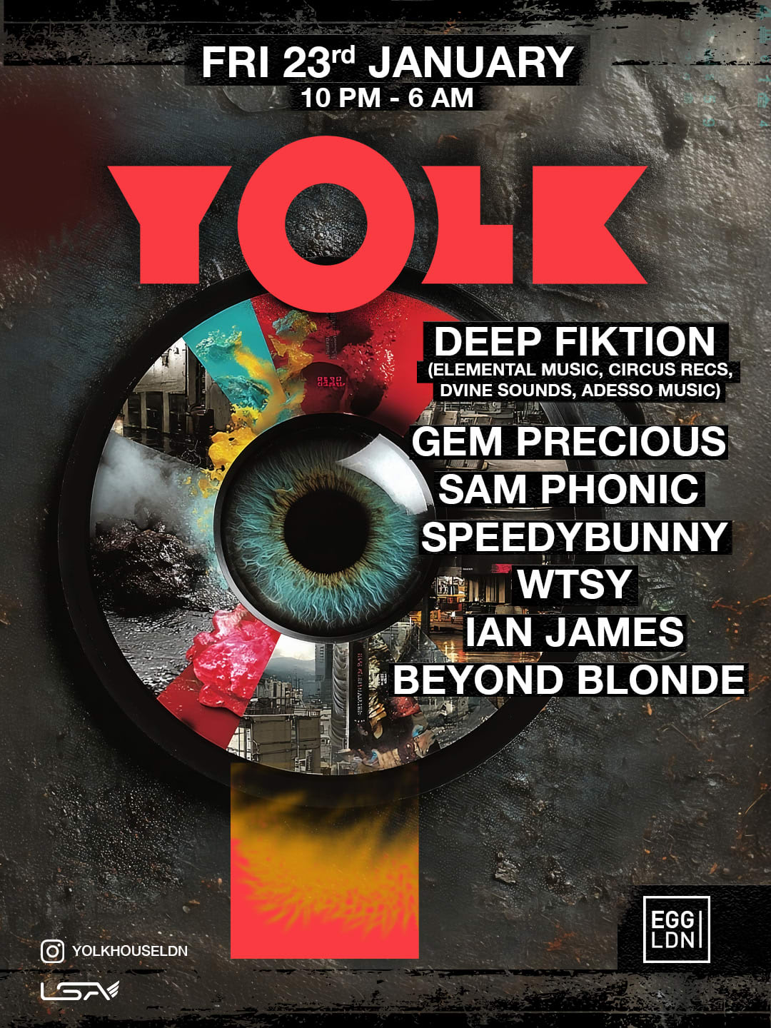 Yolk - House & Tech-House Fridays At Egg Ldn Cover