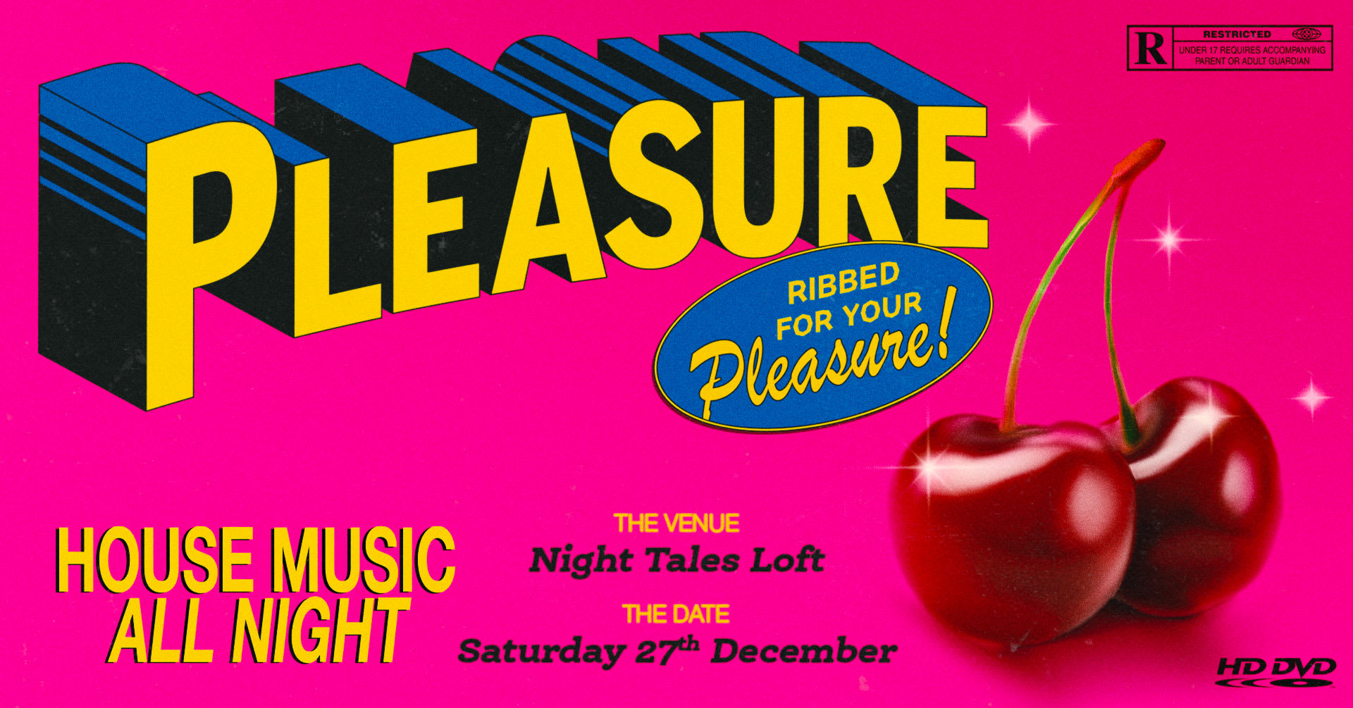 [Cancelled] Pleasure: House Music All Night Long Cover