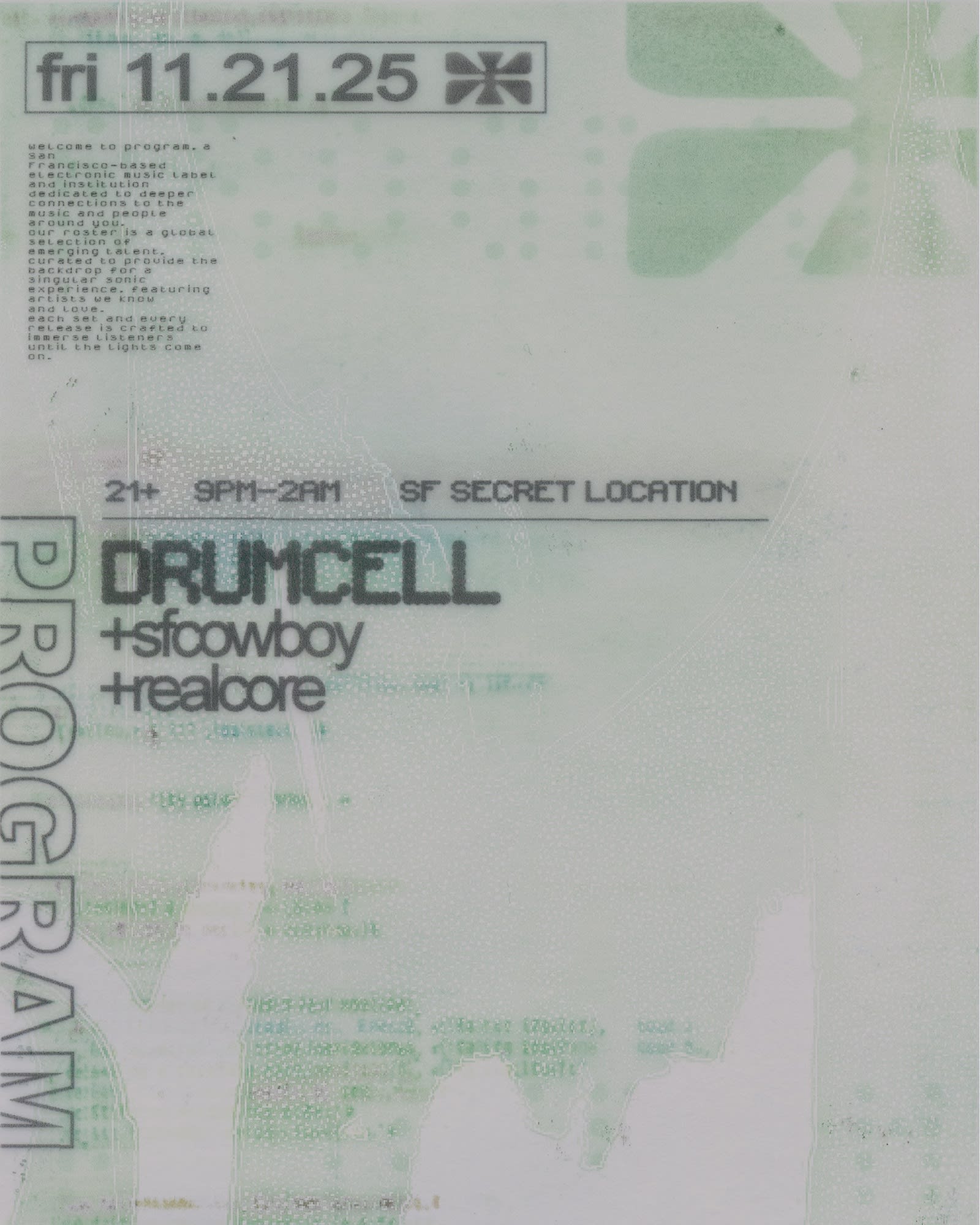[Cancelled] Program: Drumcell Cover