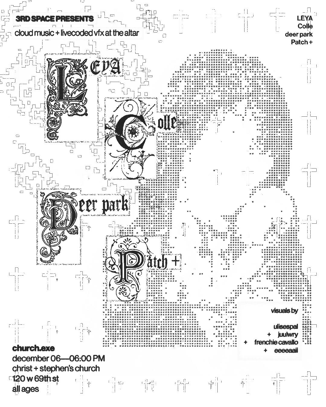 Church.Exe: Leya, Colle, Deer Park, Patch+, & Livecoded Vfx At The Altar Cover