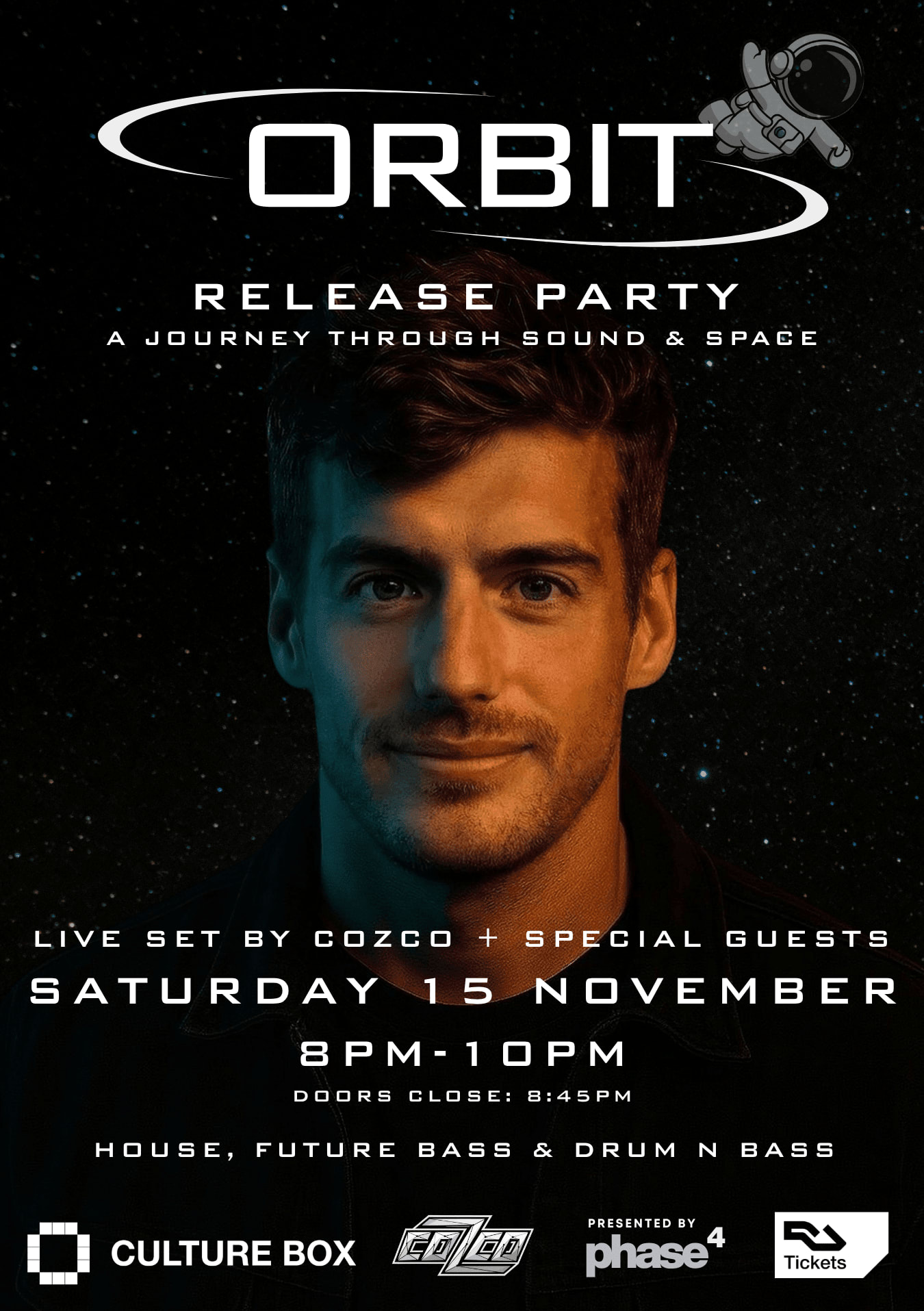Cozco: Orbit Release Party Cover
