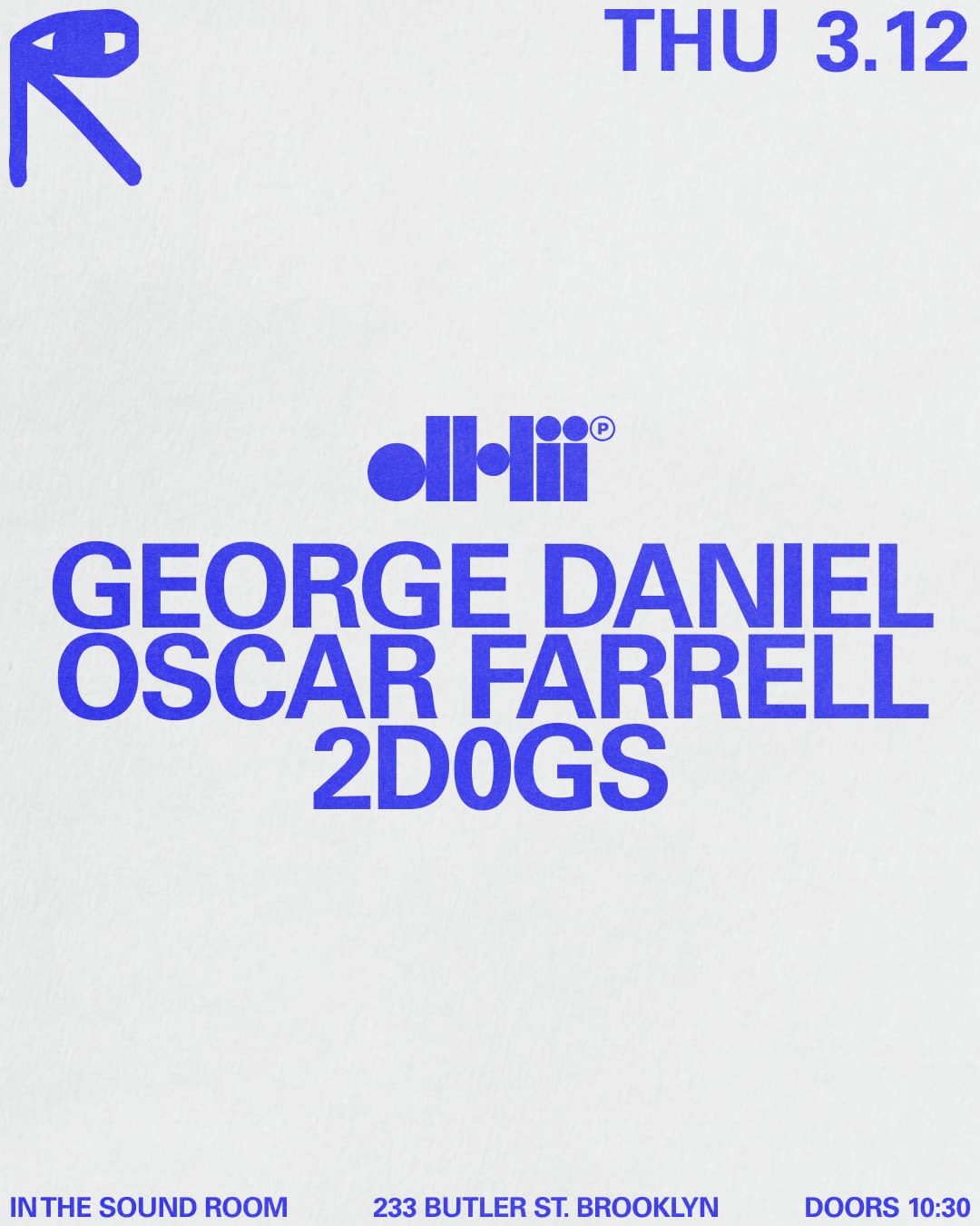 Dh2 Label Night: George Daniel, Oscar Farrell, 2d0gs Cover