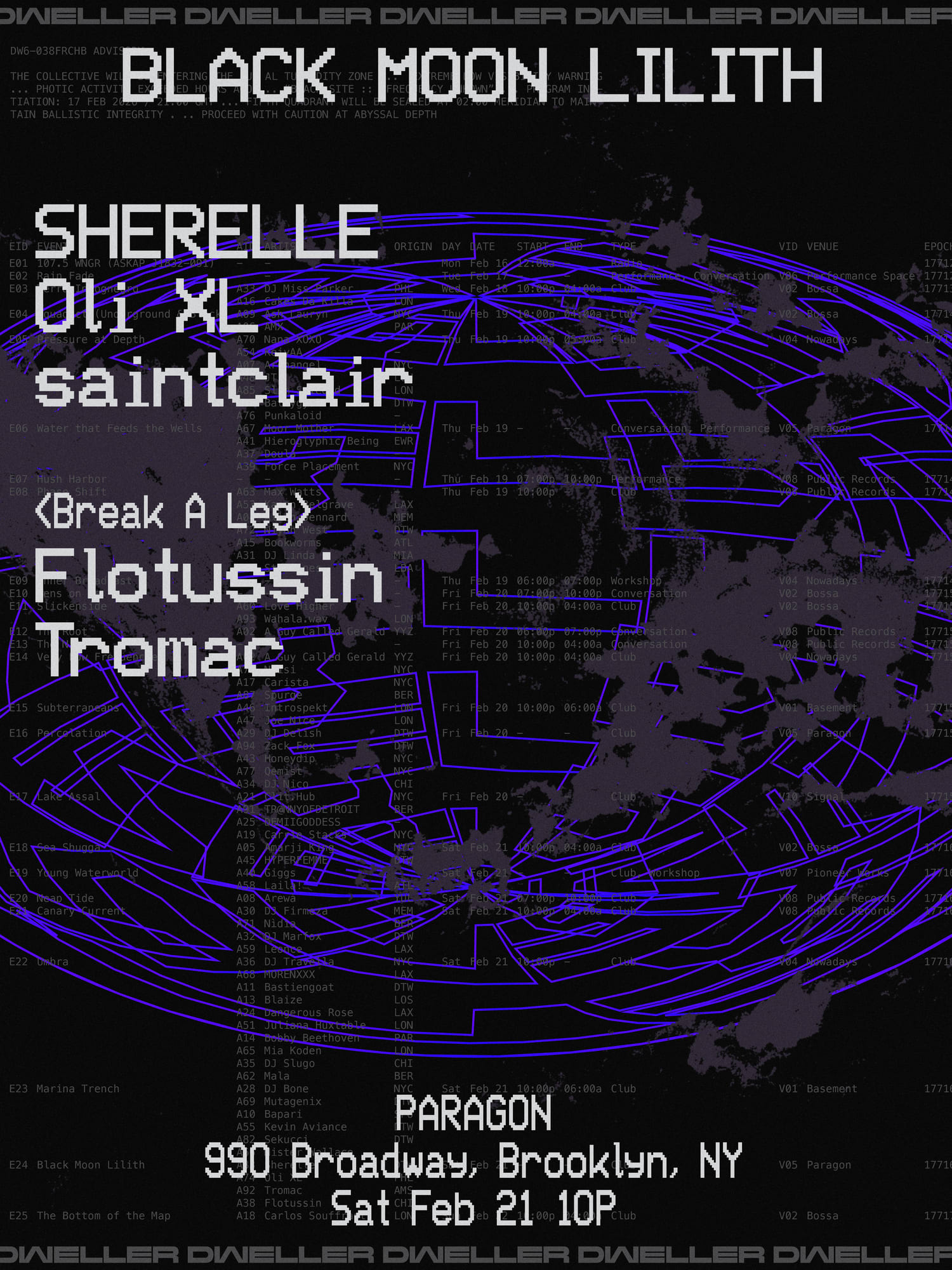 Dweller Saturday: Sherelle, Oli XL, Saintclair + Tromac, Flotussin Cover