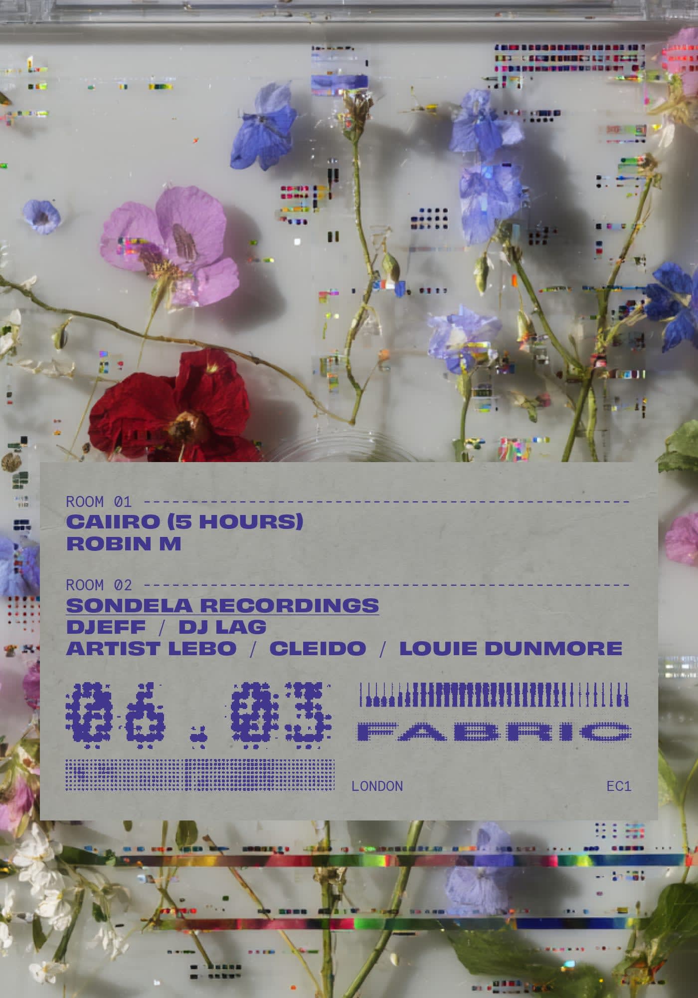 Fabric: Caiiro, Robin M, Djeff, Dj Lag, Artist Lebo, Cleido, Louie Dunmore Cover