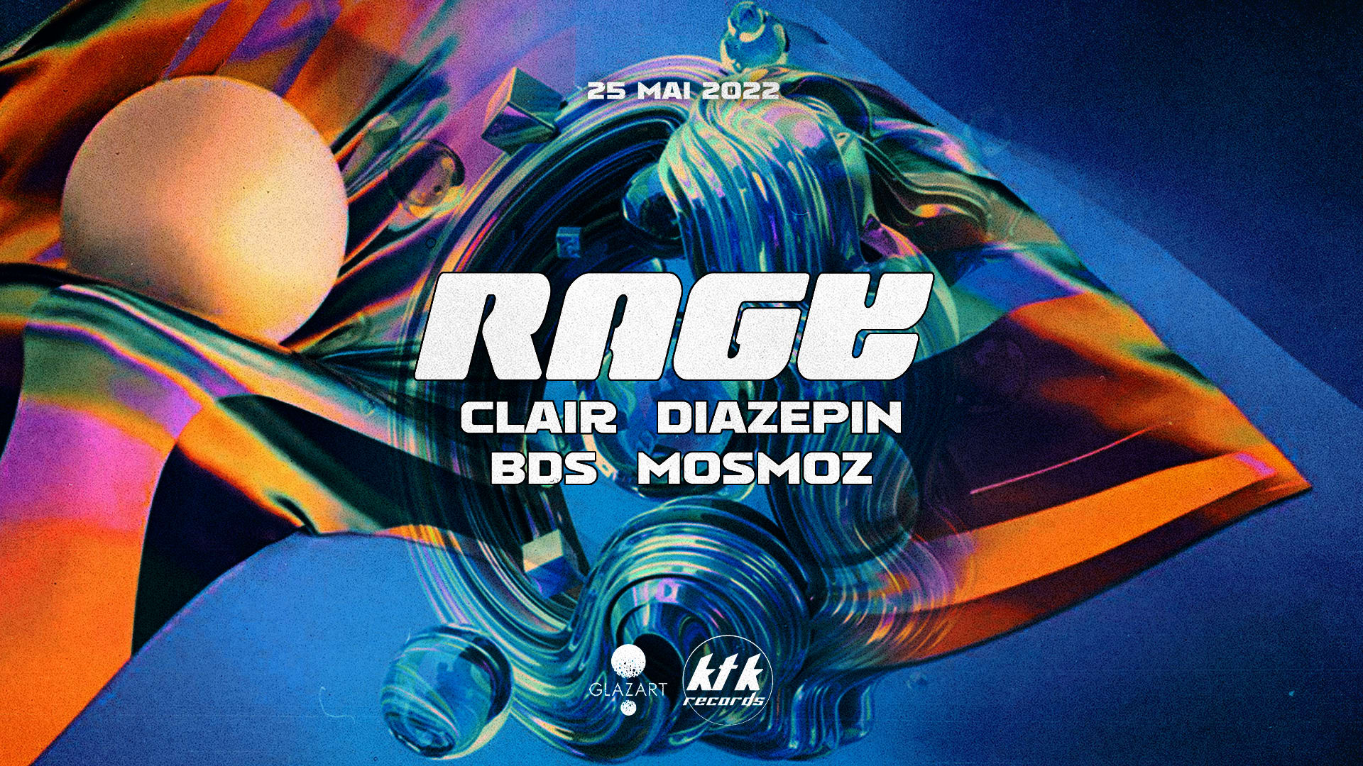 Rage : Clair (Aka Brulée), Diazepin, Bds, Mosmoz Cover