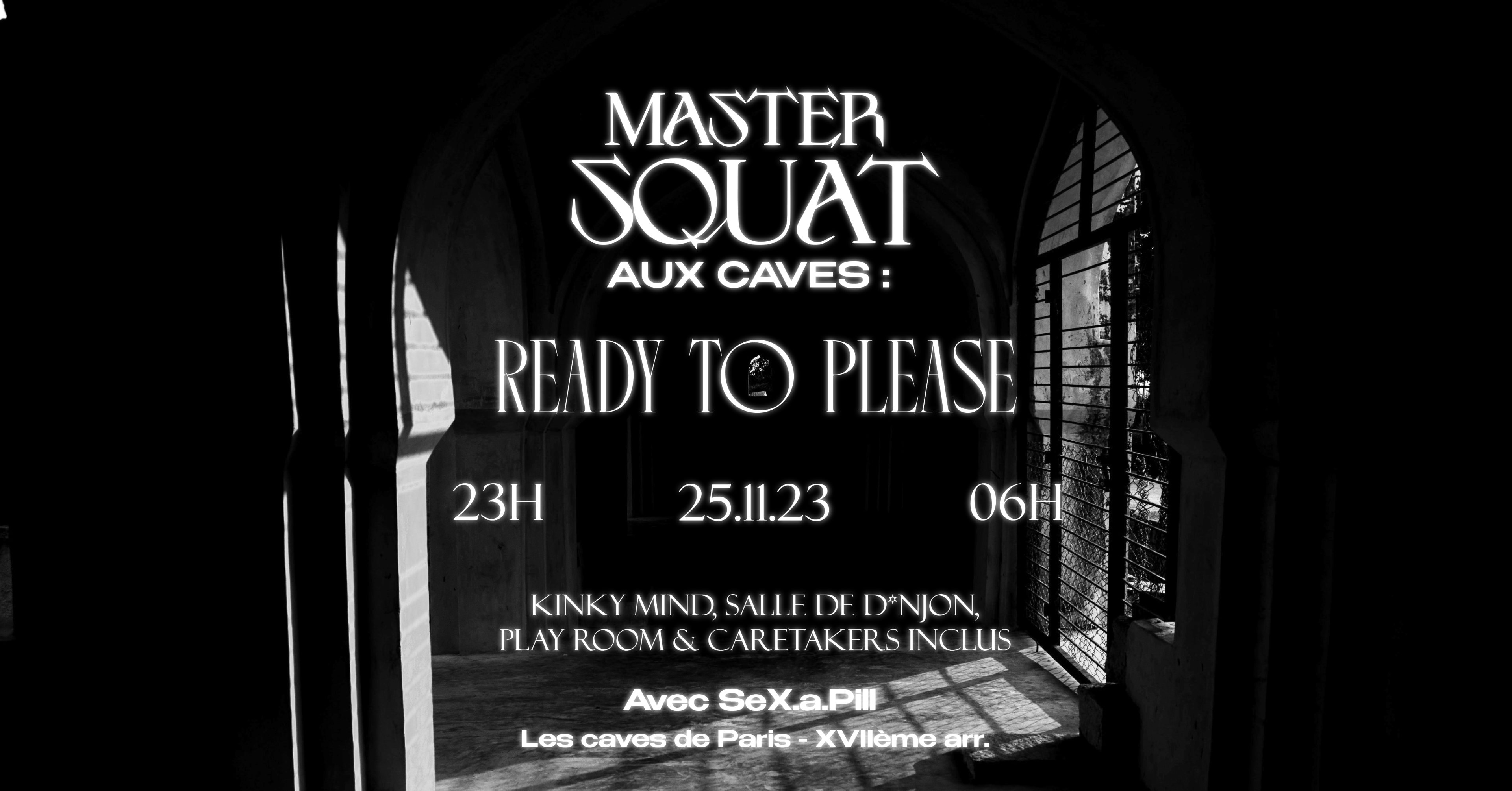 Master Squat : Ready To Please Cover