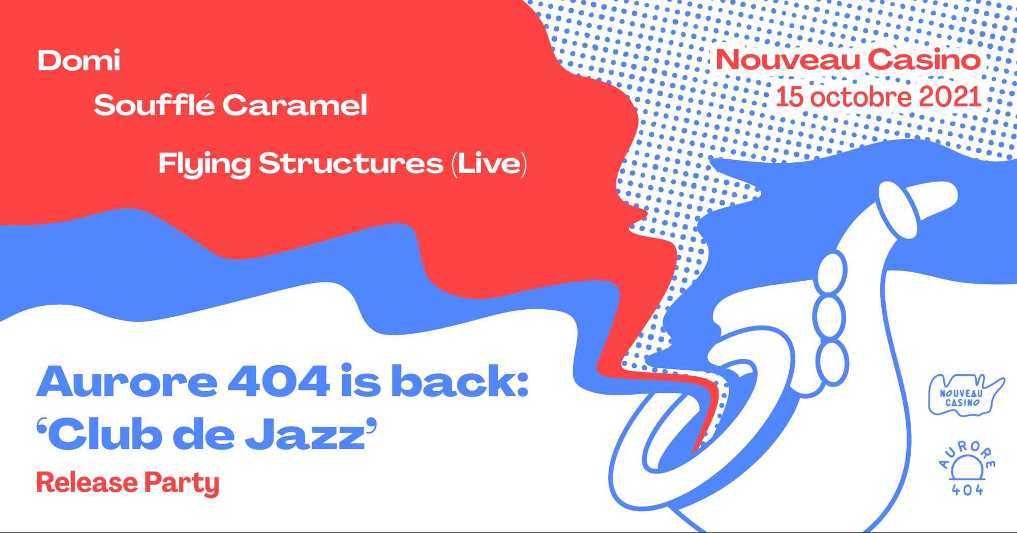 Aurore 404 Is Back W/ Soufflé Caramel, Flying Structures & Domi Cover