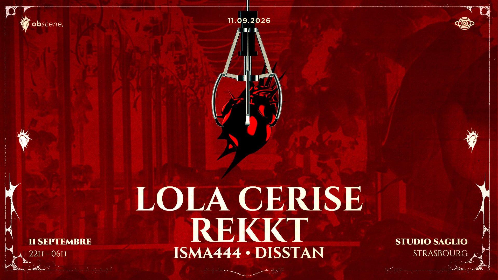 Obscene : Lola Cerise - Rekkt - Isma444 - Disstan Cover