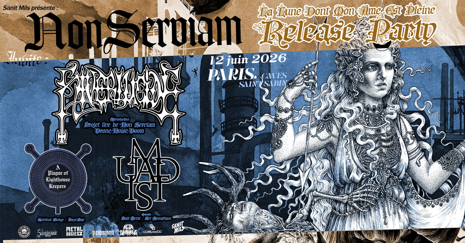 Non Serviam - Release Party Cover