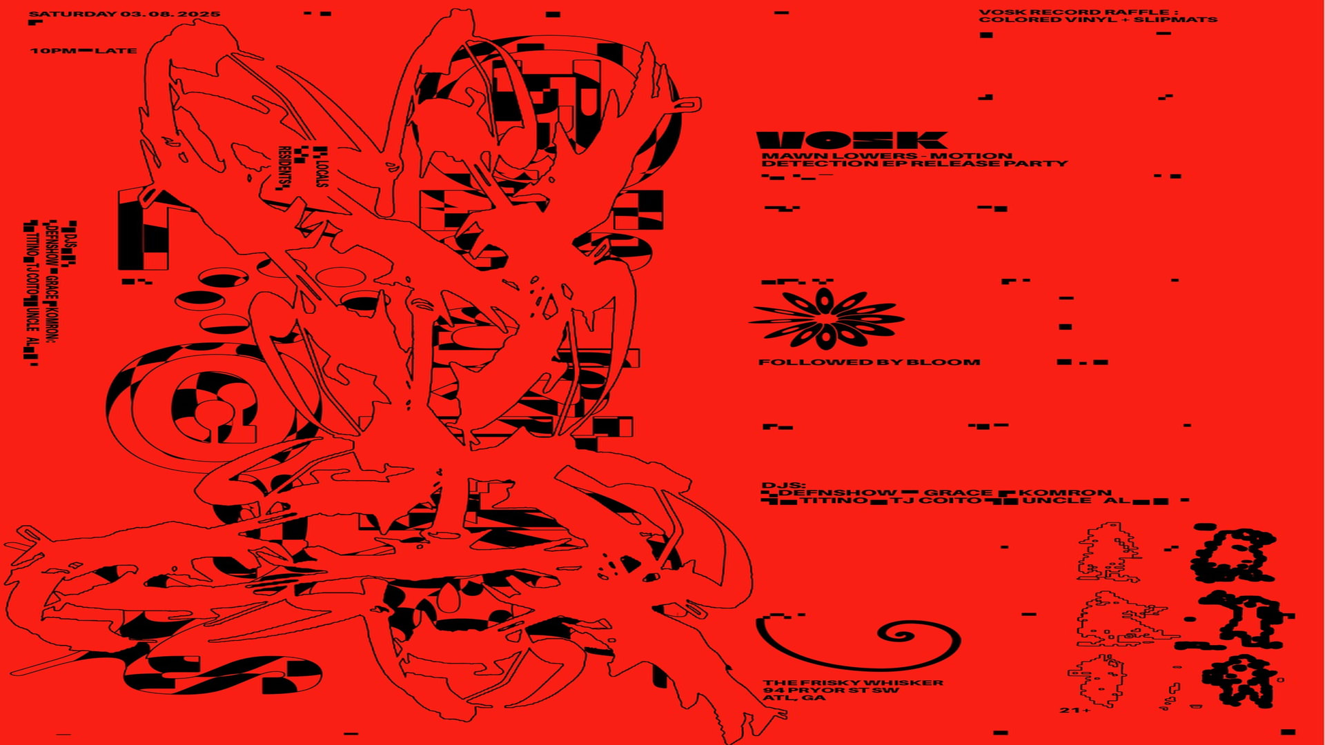 Bloom Locals + Vosk Record Release Party Cover