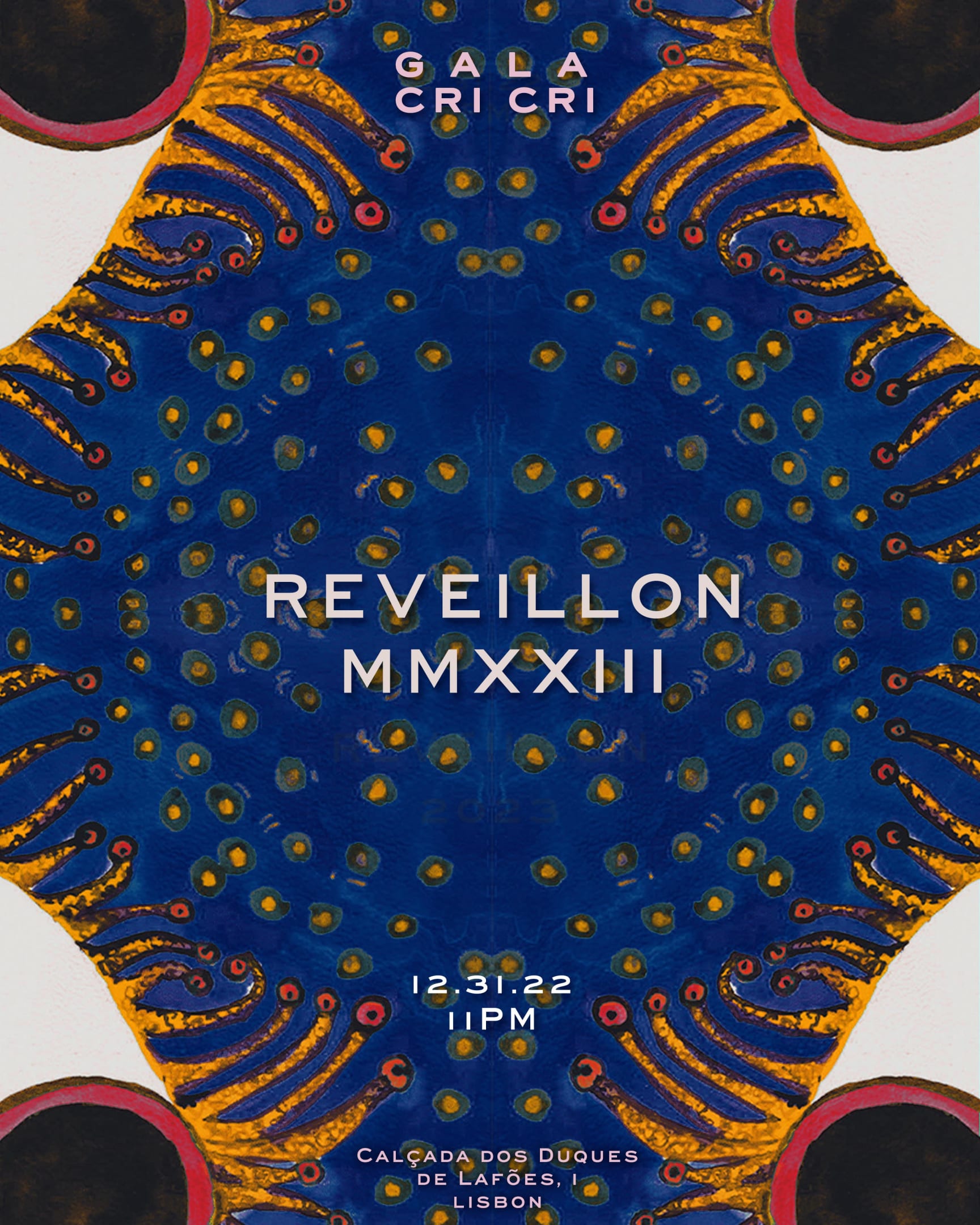 Reveillon MMXXIII - Gala Cricri . Palácio Do Grilo Cover