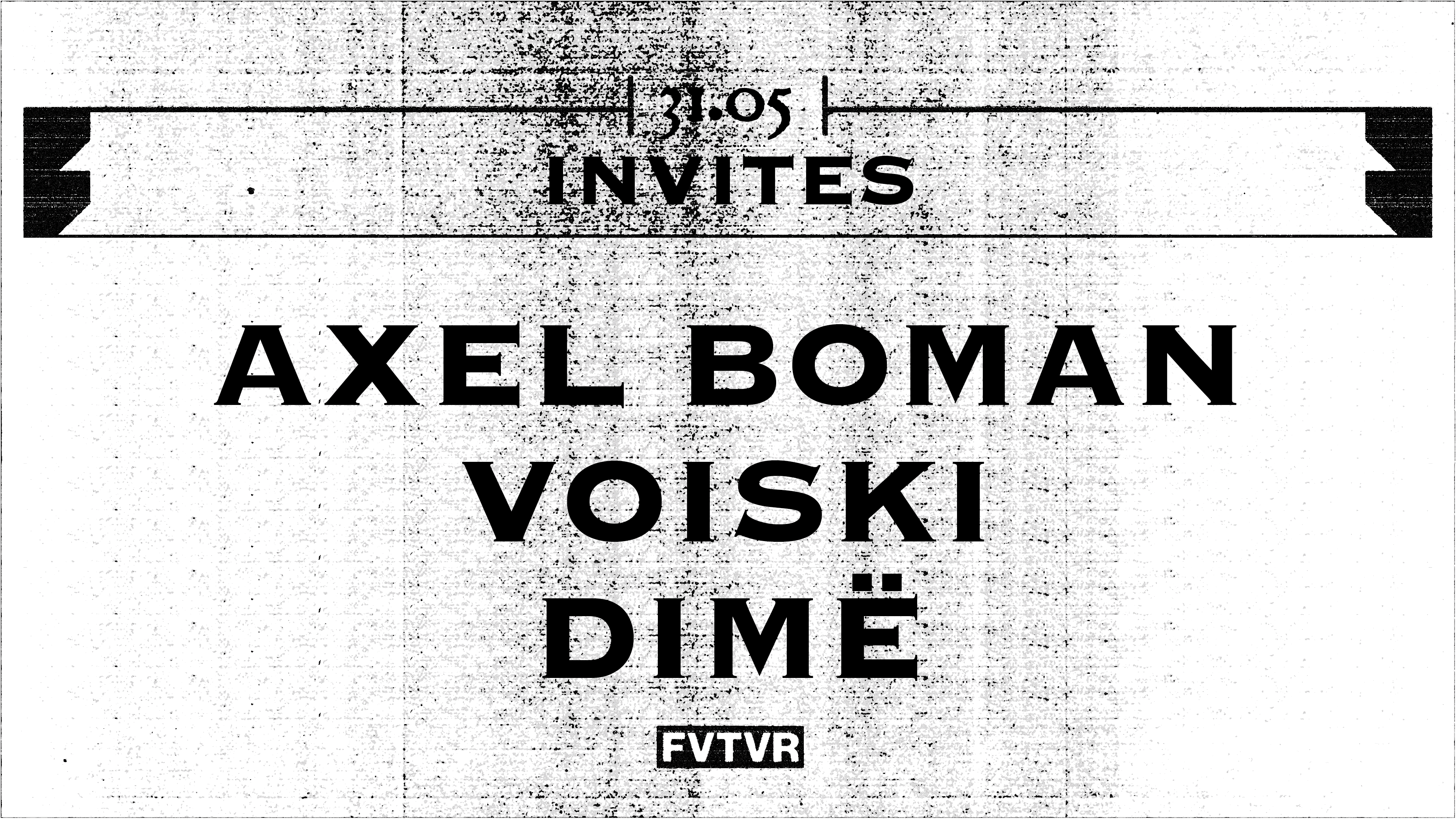 Axel Boman, Voiski, Dimë Cover