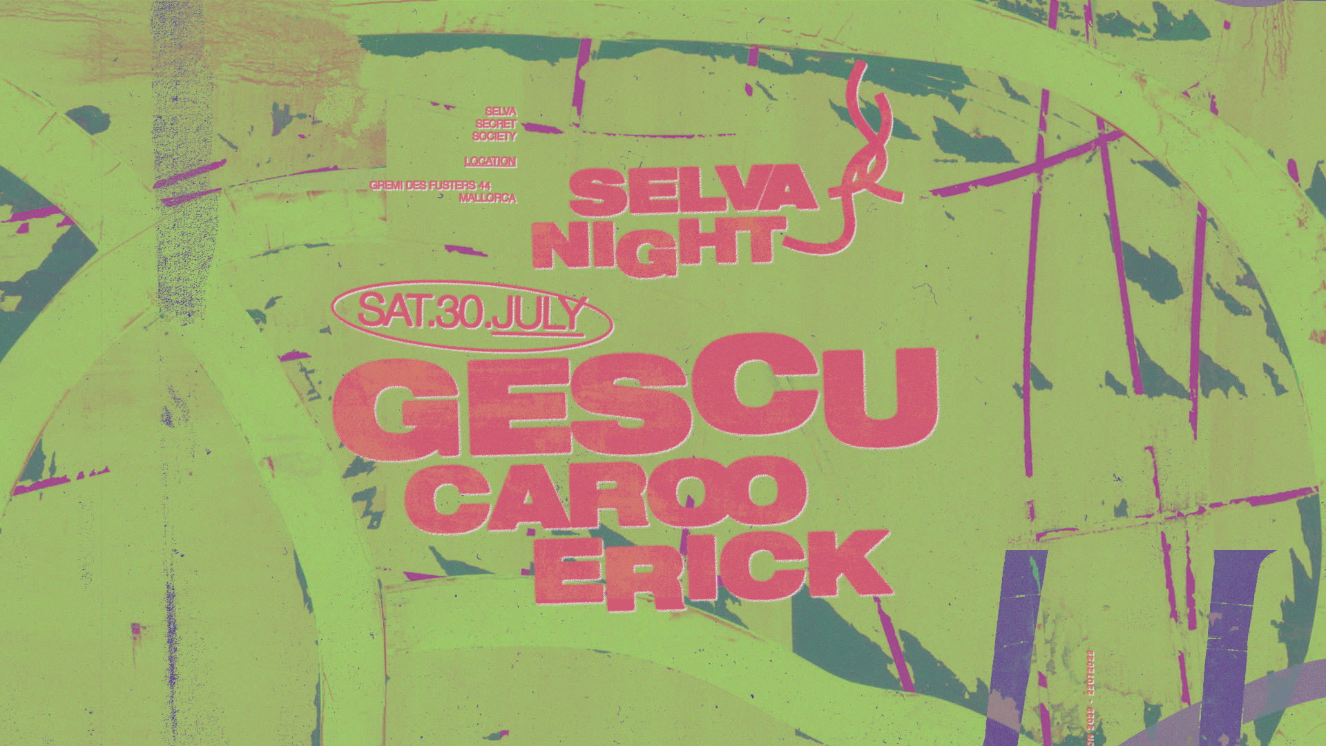 Selva Club Night 30th W/ Gescu Cover