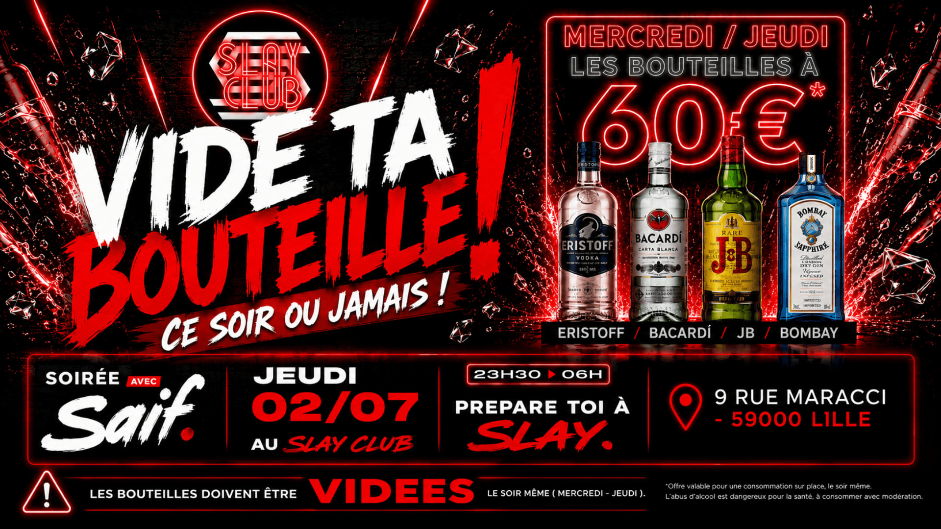 Slay Club : Vide Ta Bouteille ! Cover