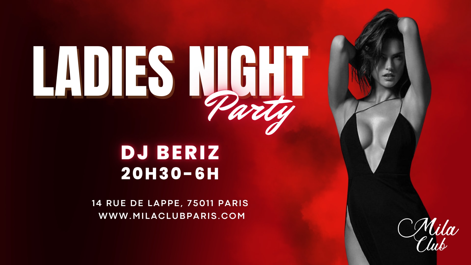 Ladies Night - Mila Club Paris Cover