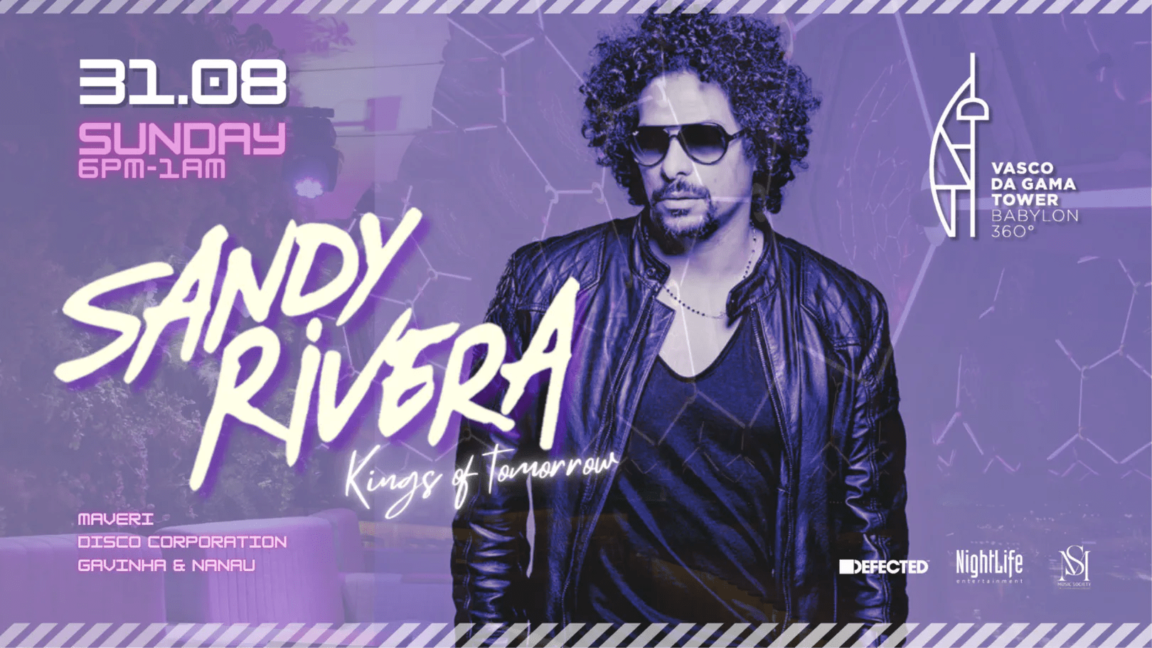 Last Tickets At Door! Sandy Rivera - Kings Of Tomorrow (Us) Cover