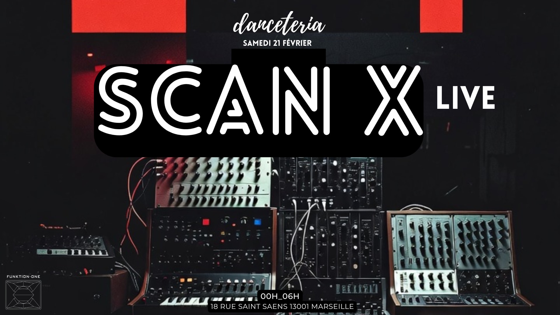Scan X (Live) @ Danceteria Cover