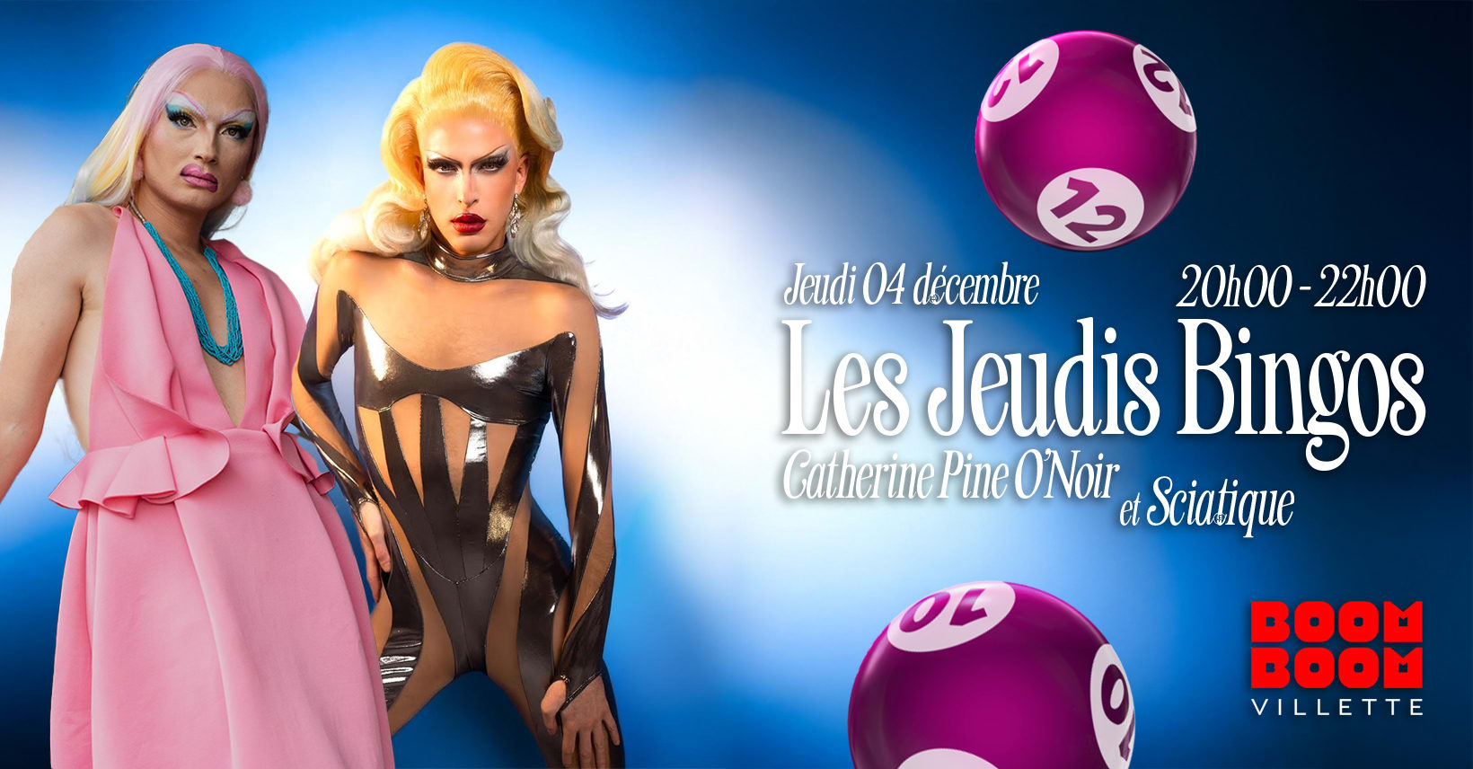 Bingo Drag : Sciatique & Catherine Pine O'noir Cover