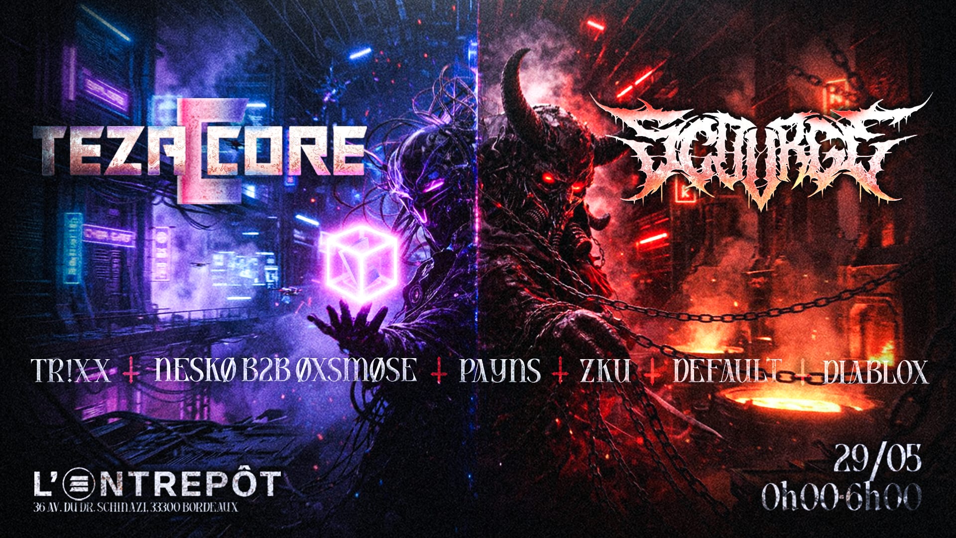 Tezaccore X Scourge Cover