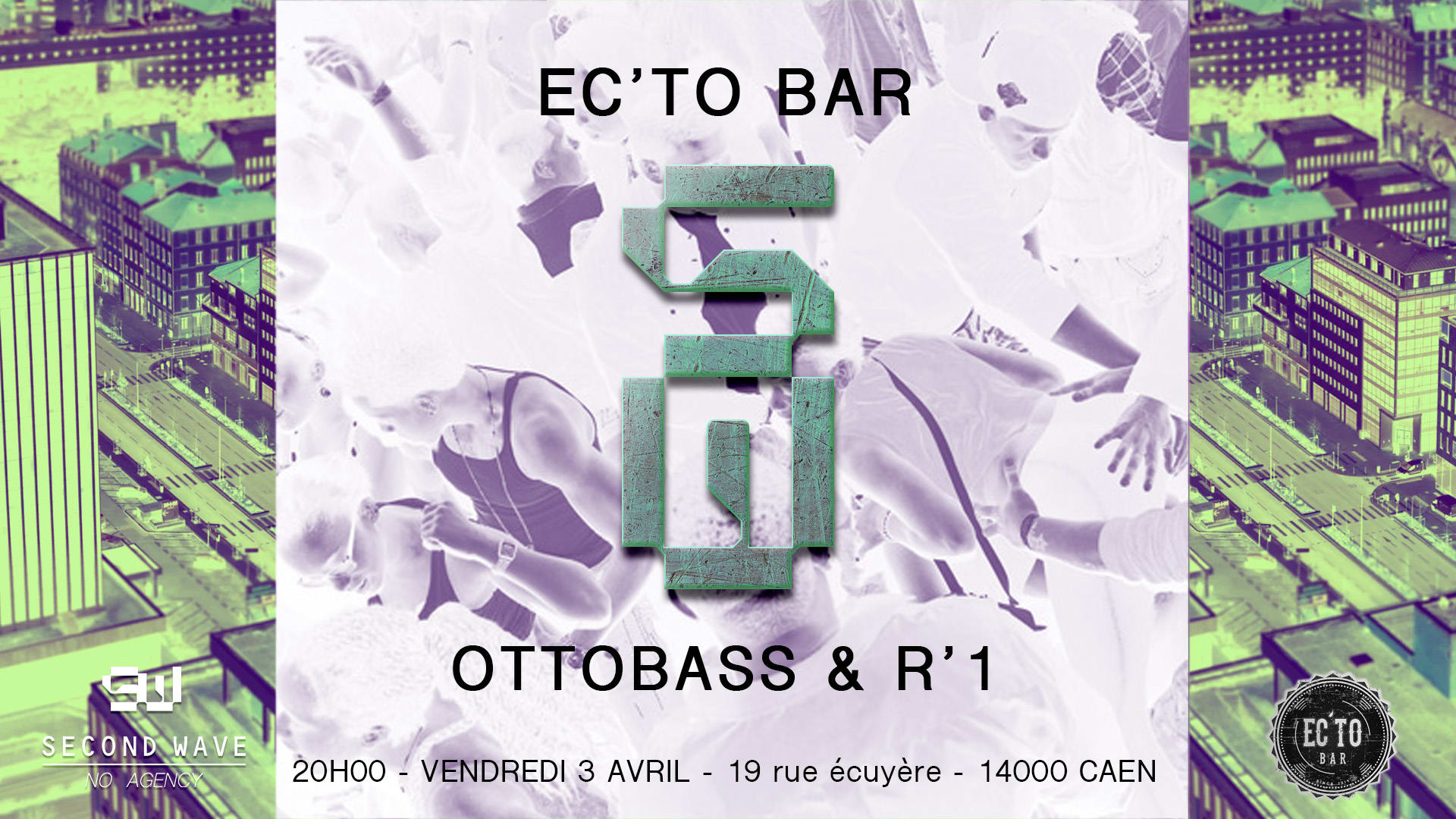 Ottobass & R'1 - Second Wave No Agency & Ec'to Bar Cover