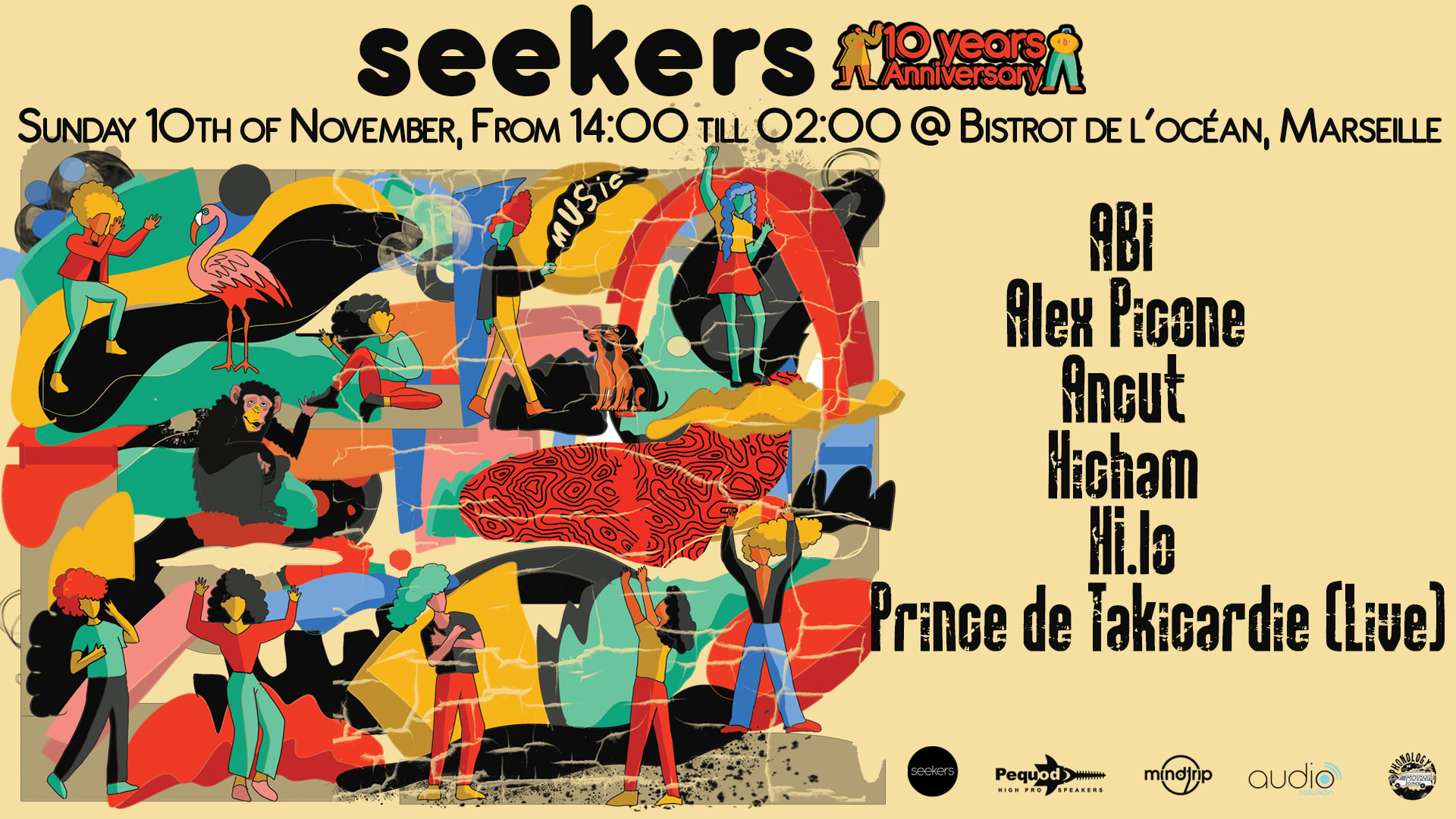 Seekers 10 Years Anniversary - Marseille Cover