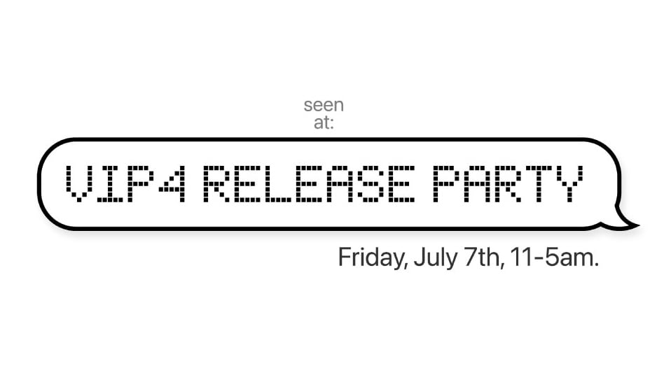 Seen At Vip4 Release Party Cover