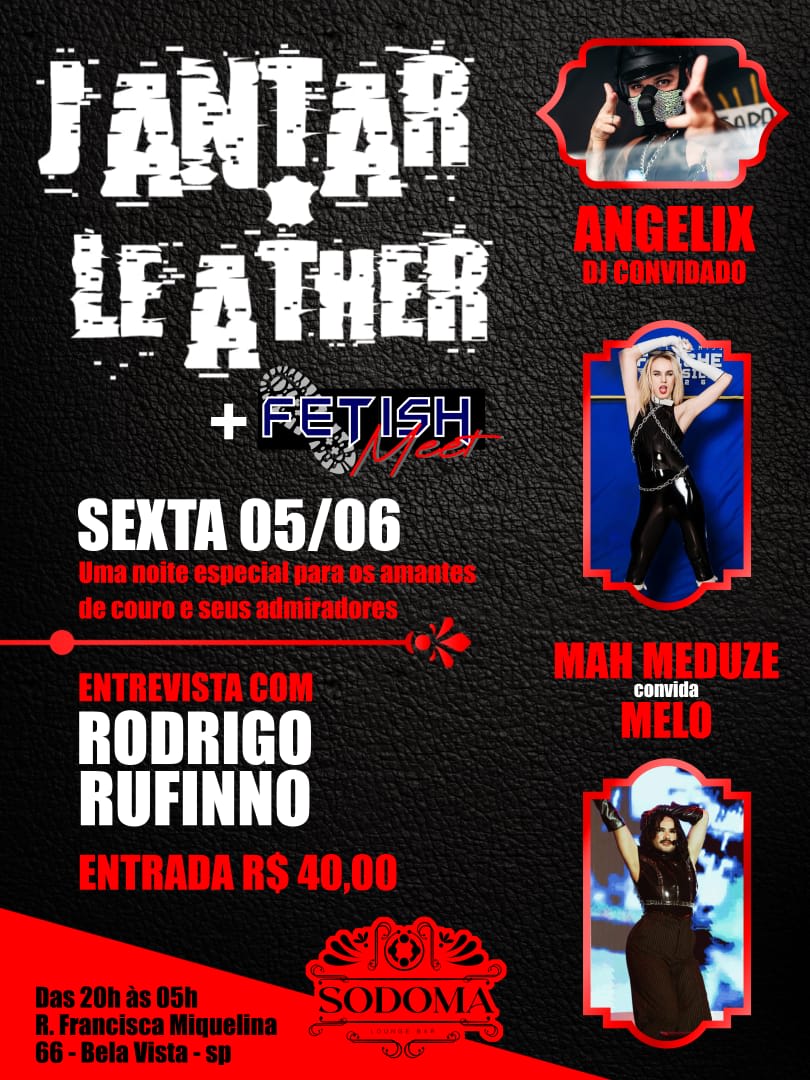 Sexta - Jantar Leather E Fetishmeet Cover
