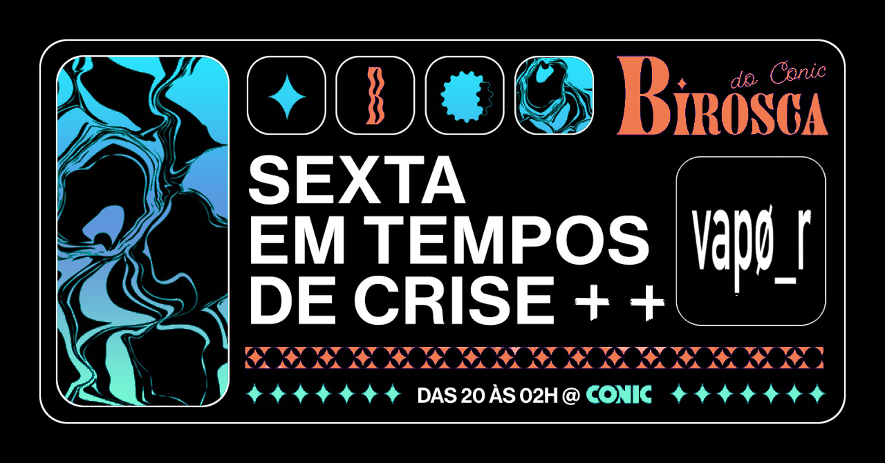 Sexta Em Tempos De Crise Convida Vapø_R  -  22/10 Cover