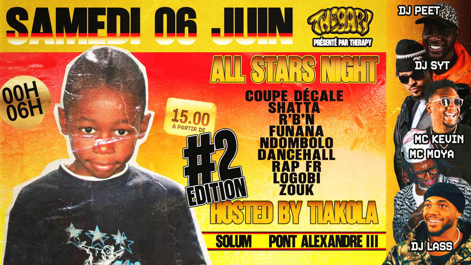 Tiakola All Star Night #2 / Hosted By Therapy Cover