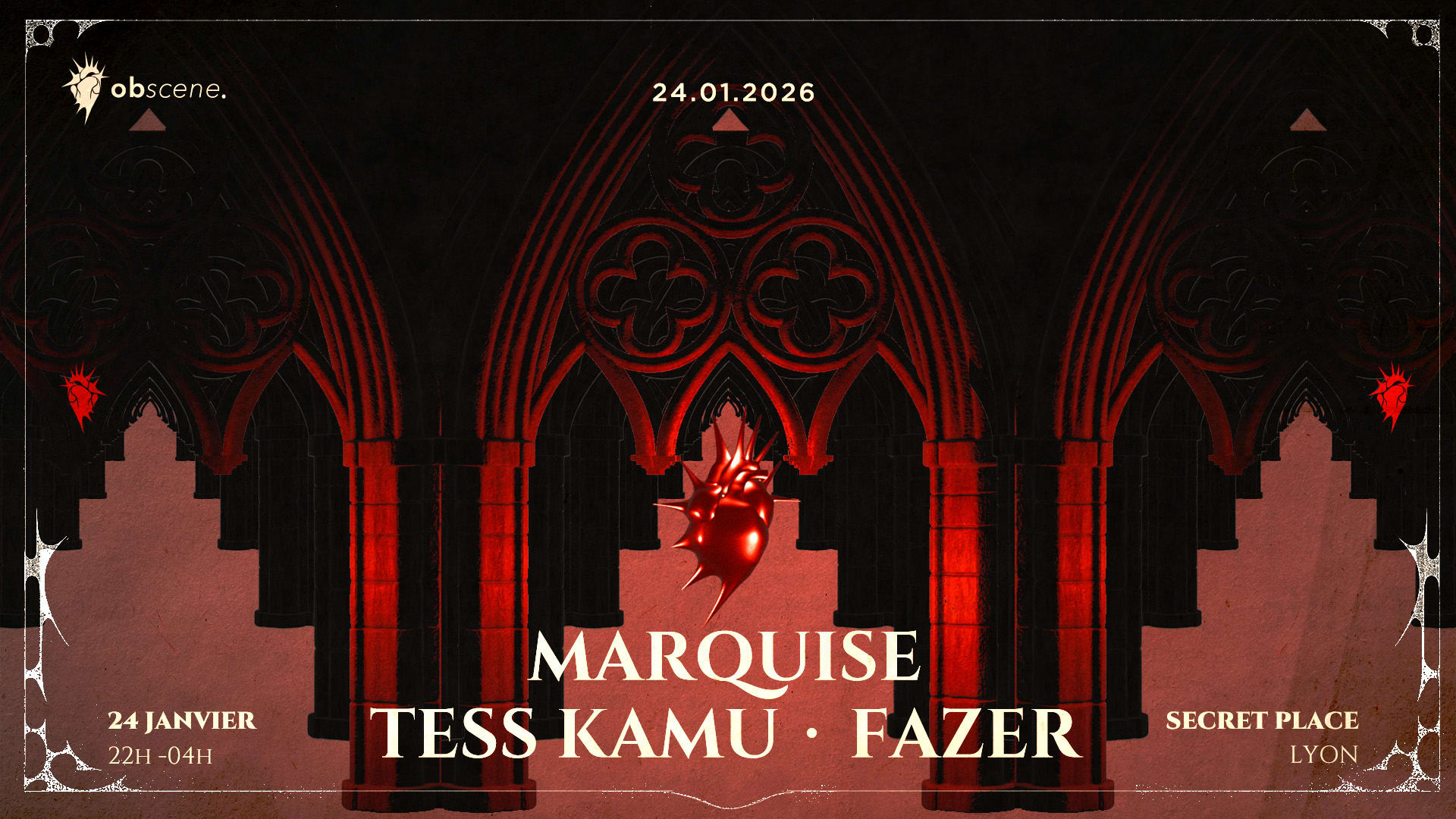 Obscene : Marquise - Tess Kamu - Fazer Cover