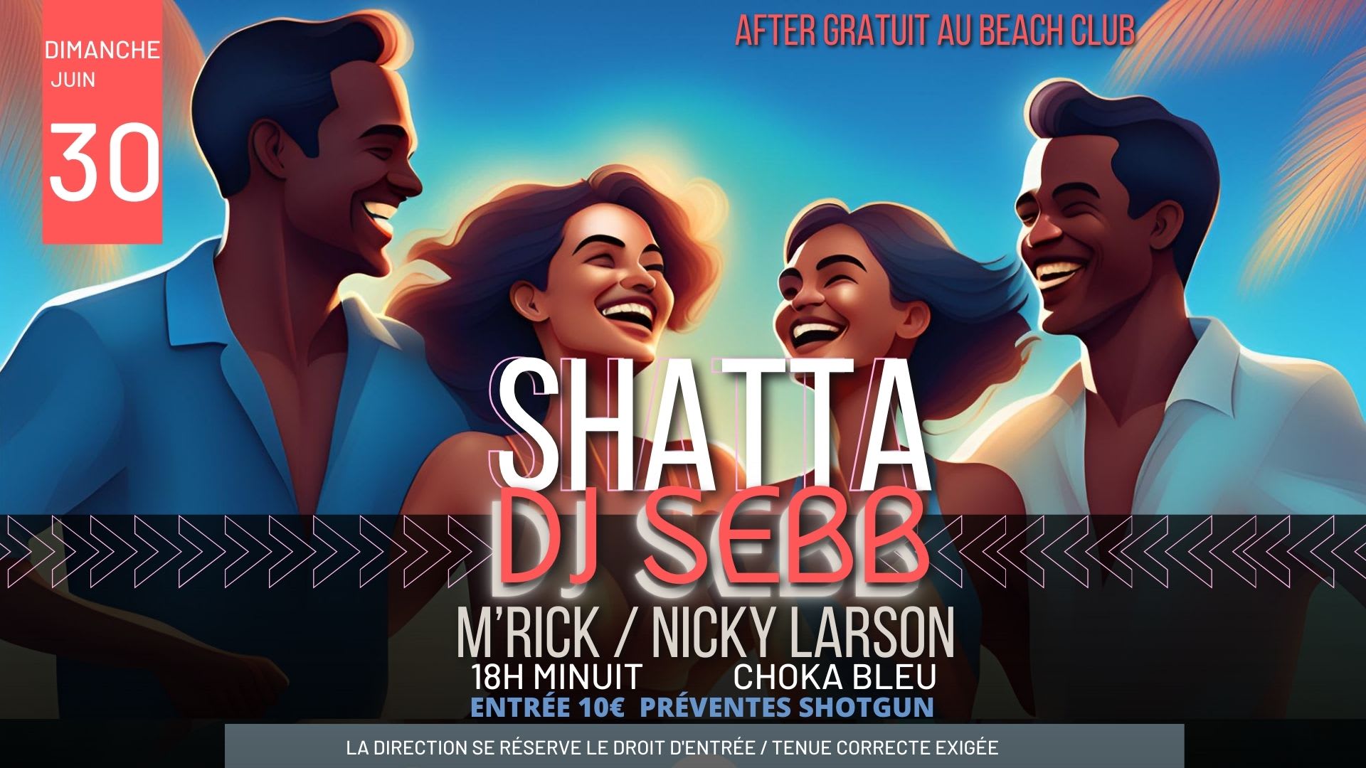 Shatta Dj Sebb M'rick Nicky Larson Choka Bleu Cover