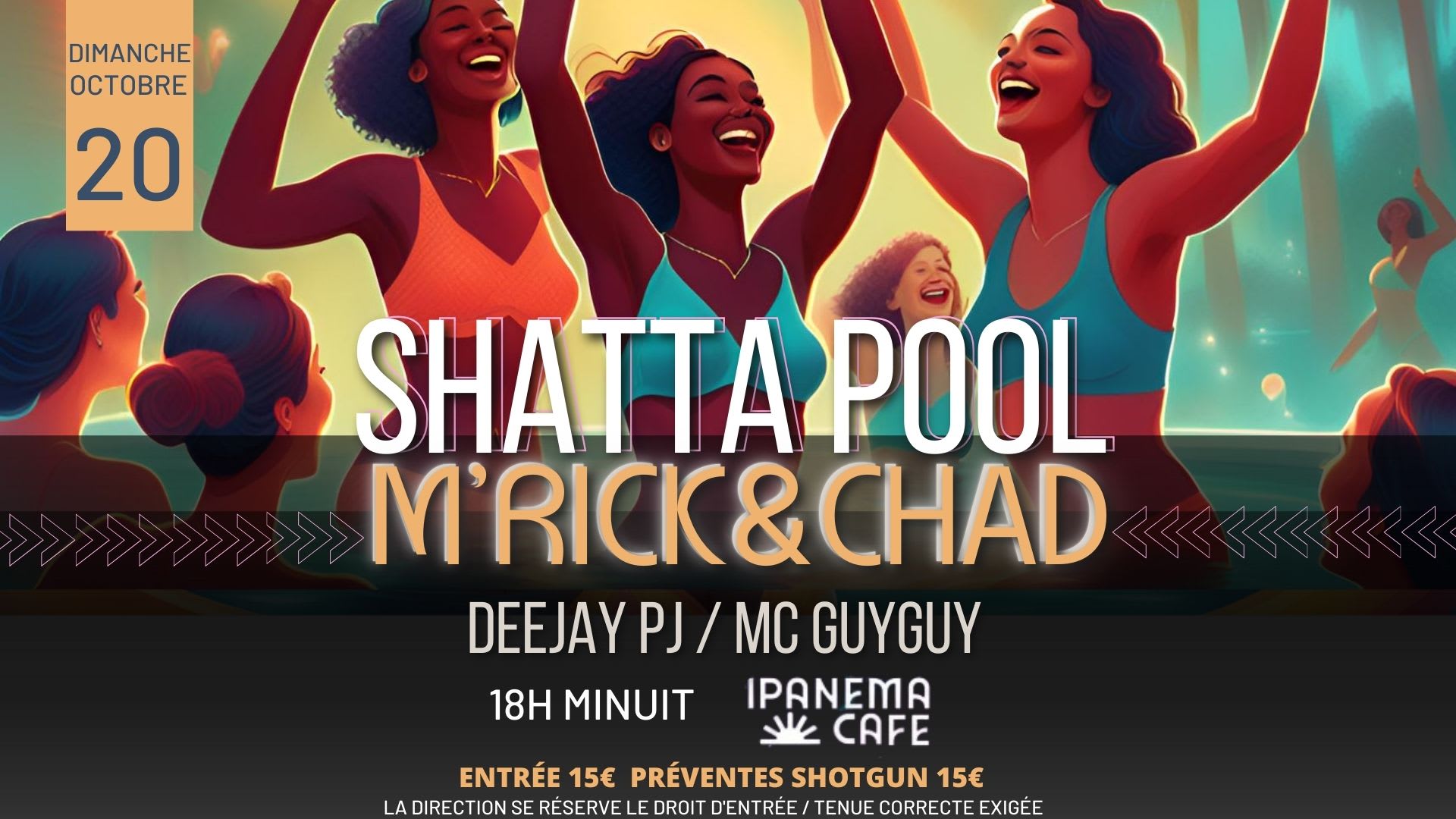 Shatta Pool Ipanema M Rick Chad MC Guyguy Cover