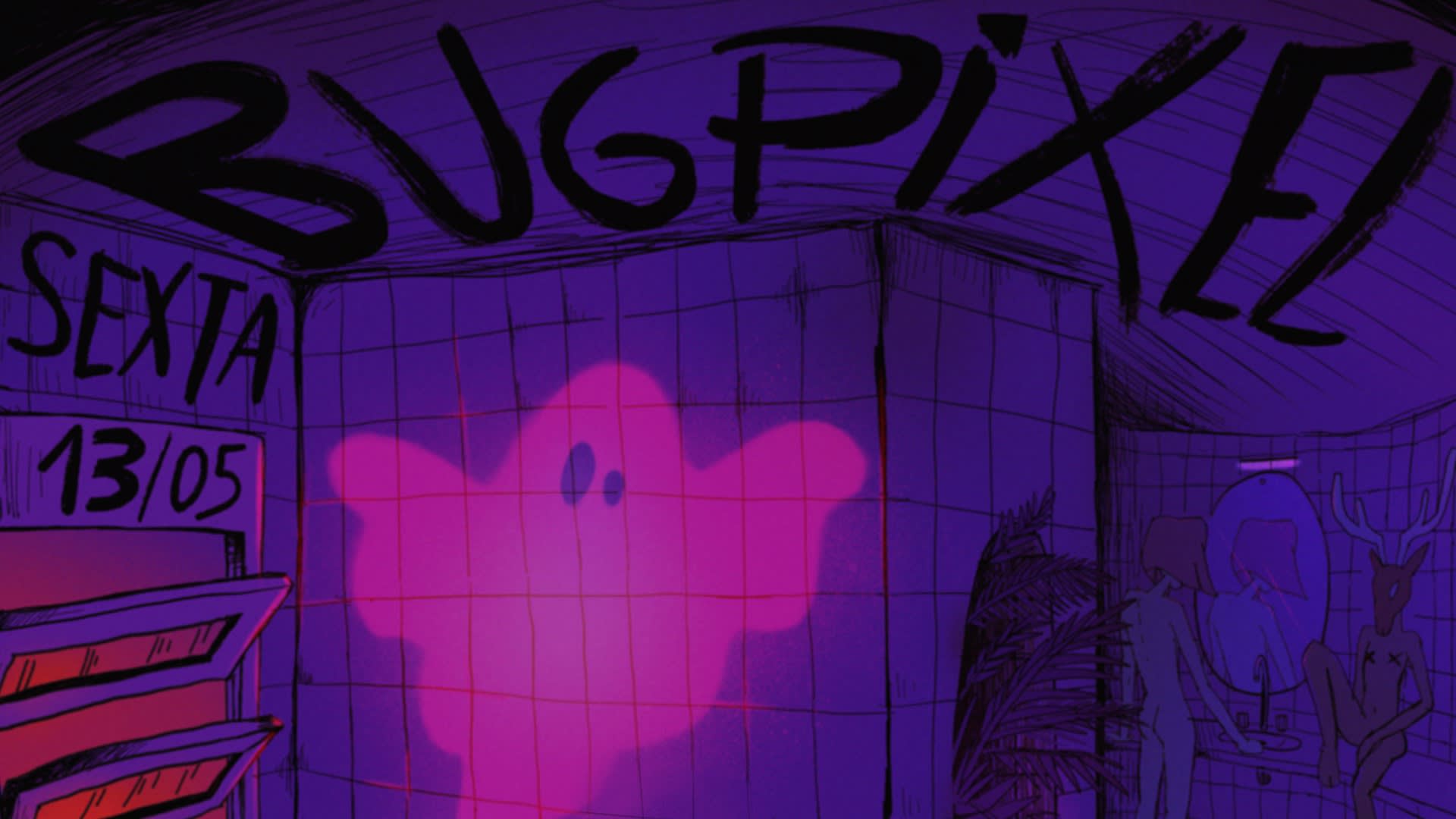 Bugpixel Sexta Feira 13 W/ The Ghost (Uk) Cover