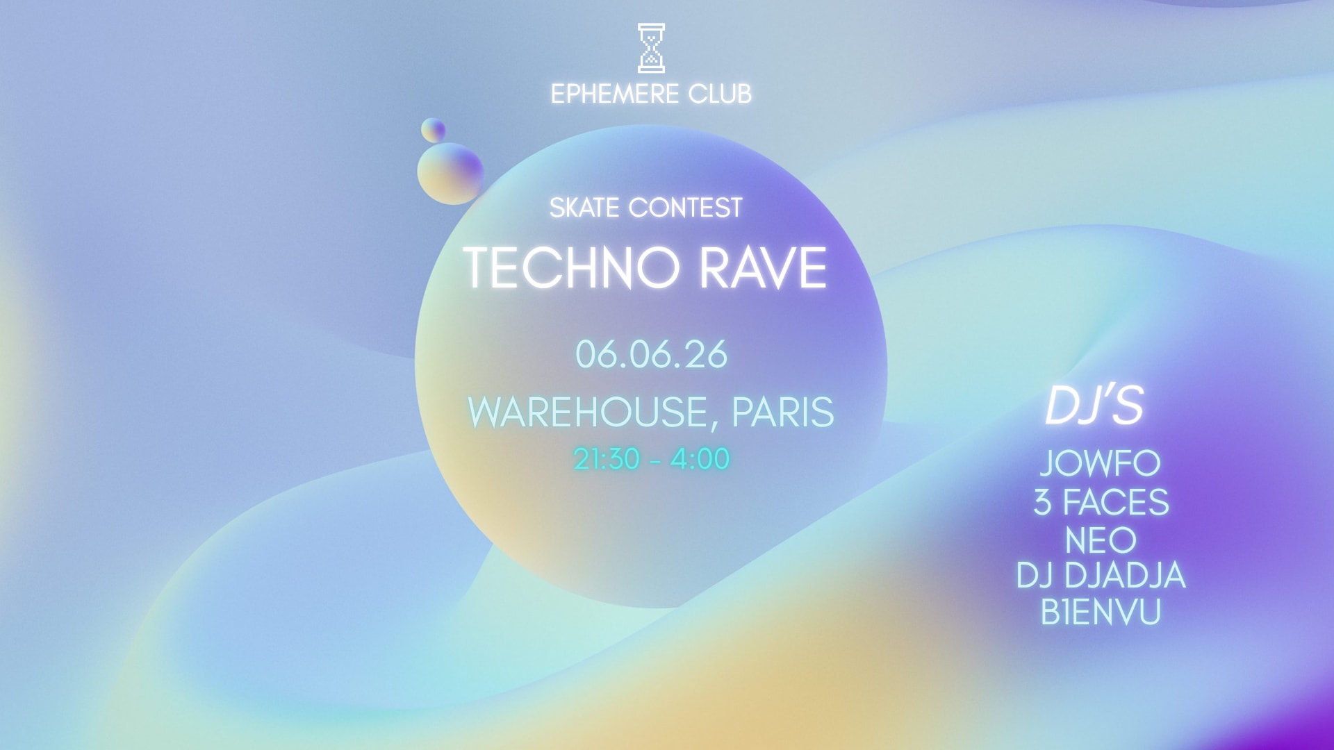 Éphémère Club Cover
