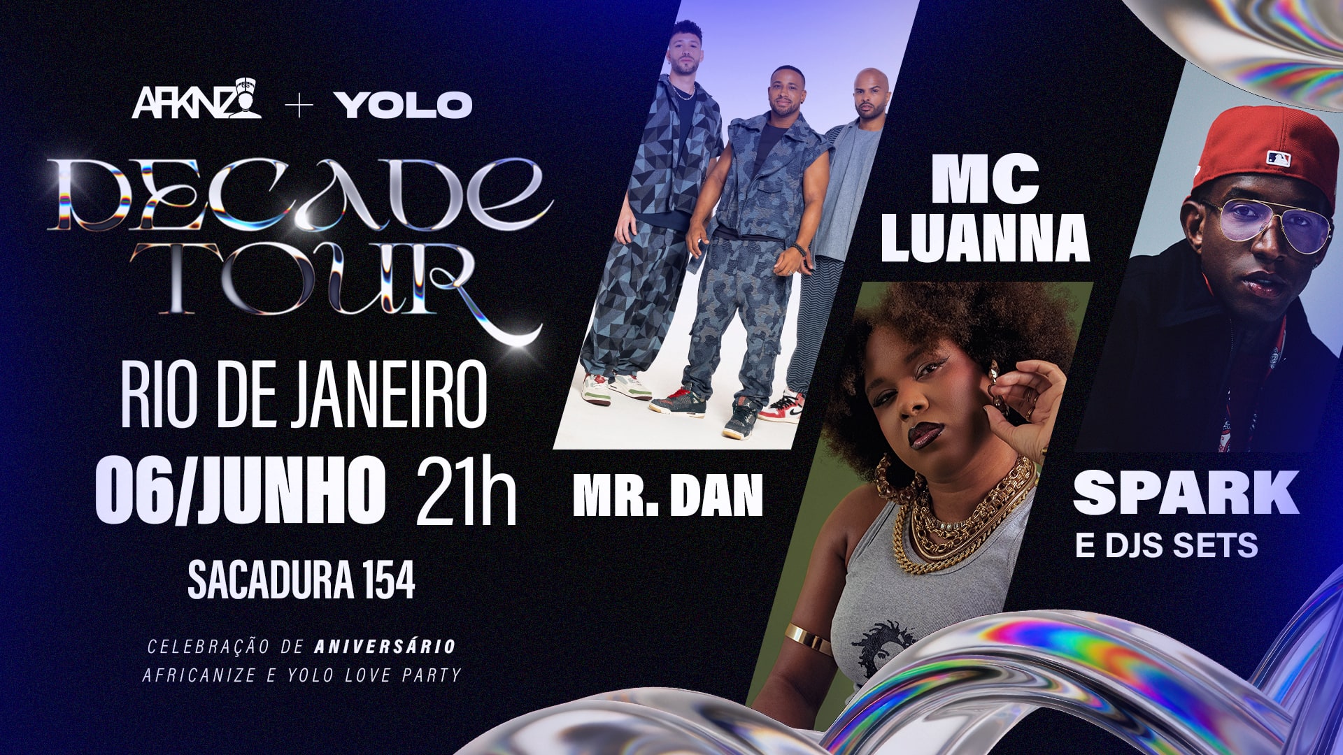 Decade Tour - Yolo Love Party + Africanize Cover