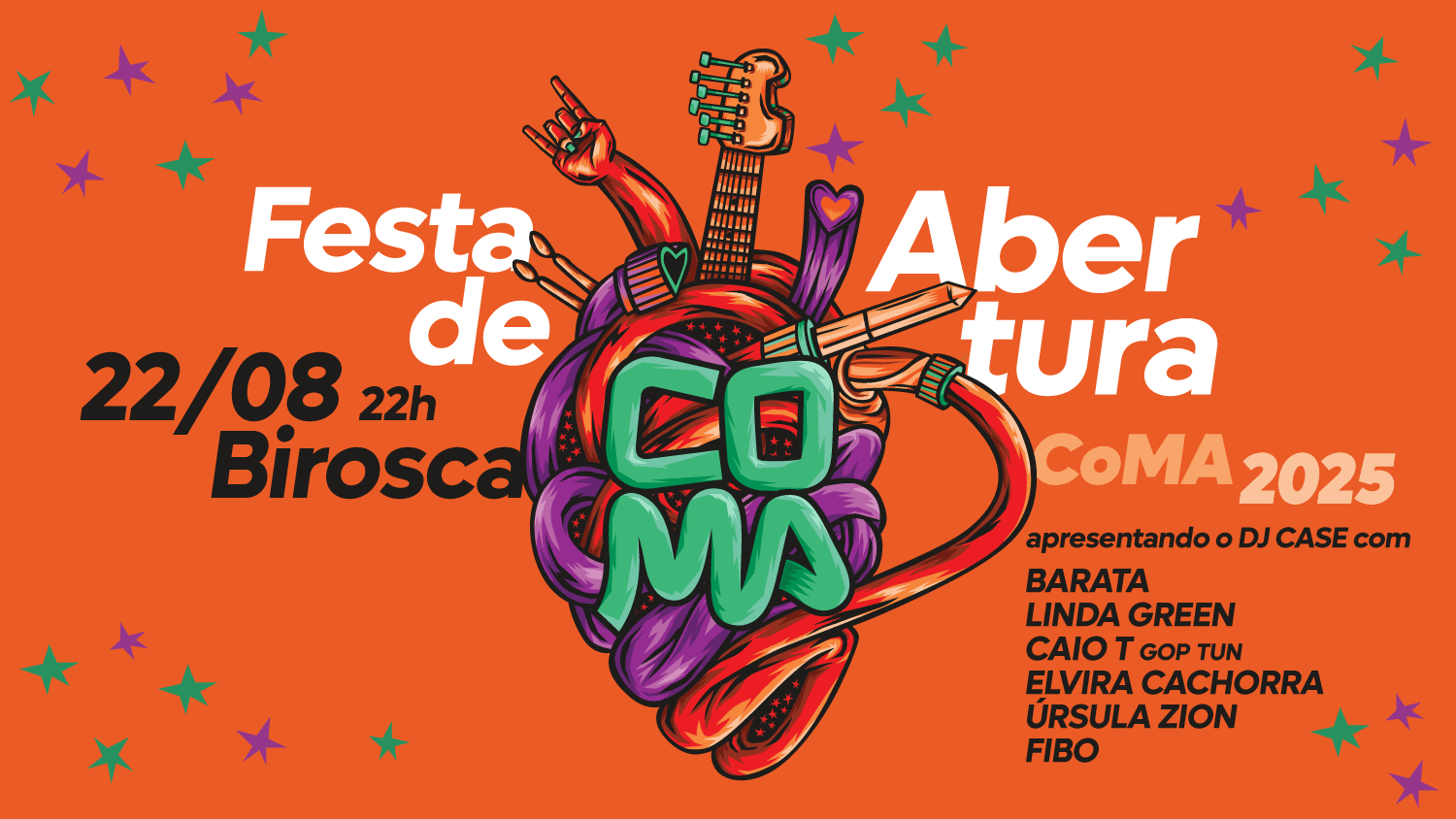 22/08: Festa De Abertura Do Coma Cover
