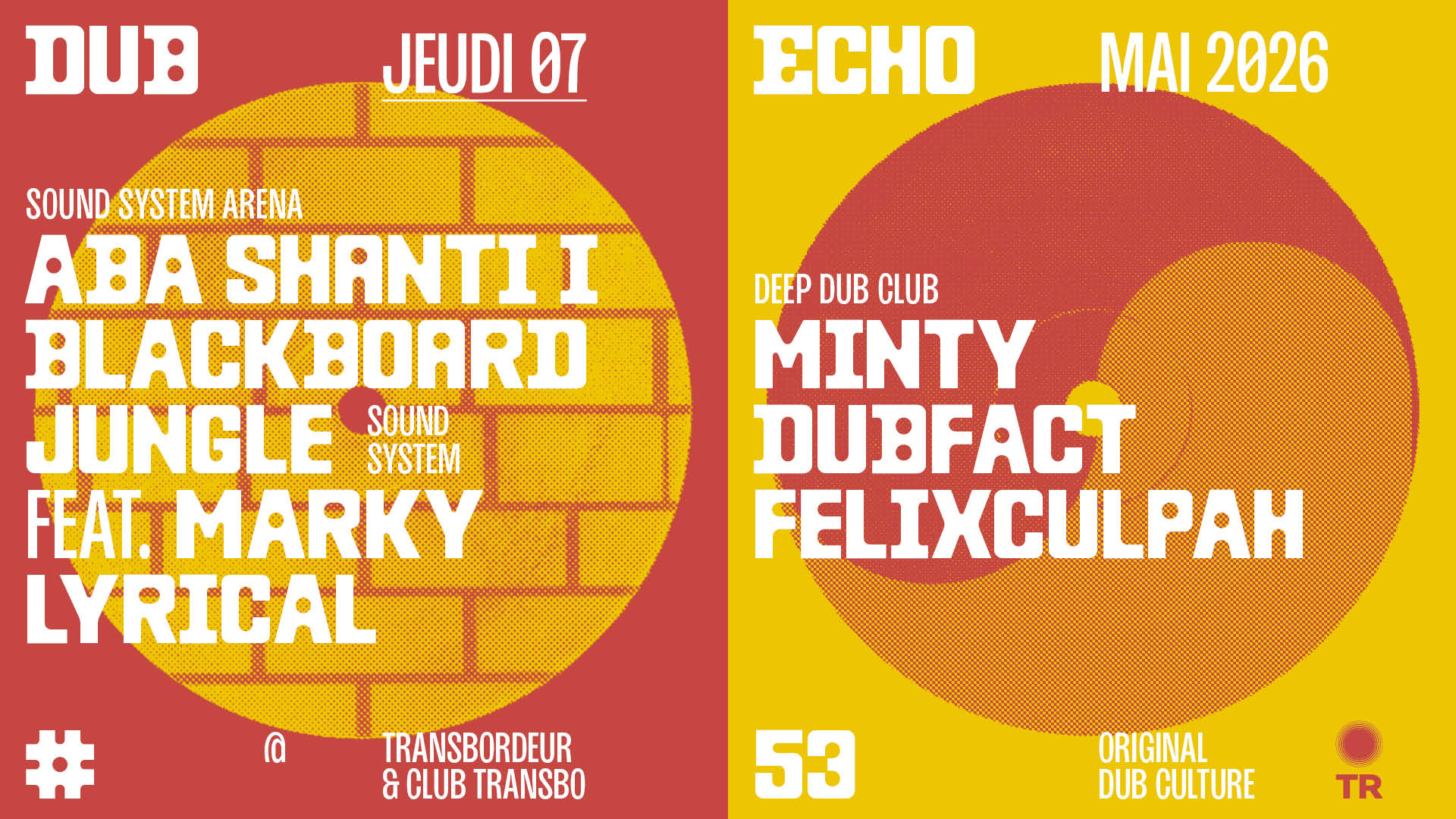 Dub Echo : Aba Shanti I, Blackboard Jungle Sound System... Cover